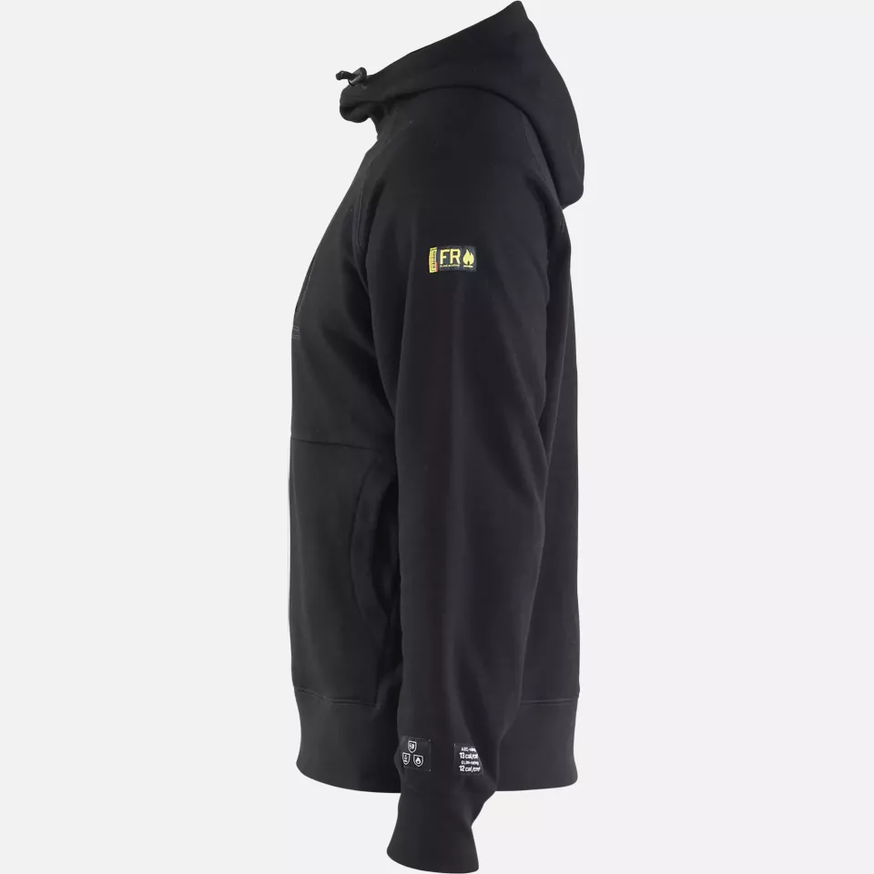 Blaklader 347817629900, Flame Resistant Hoodie, Black, image 3, gallery thumbnail