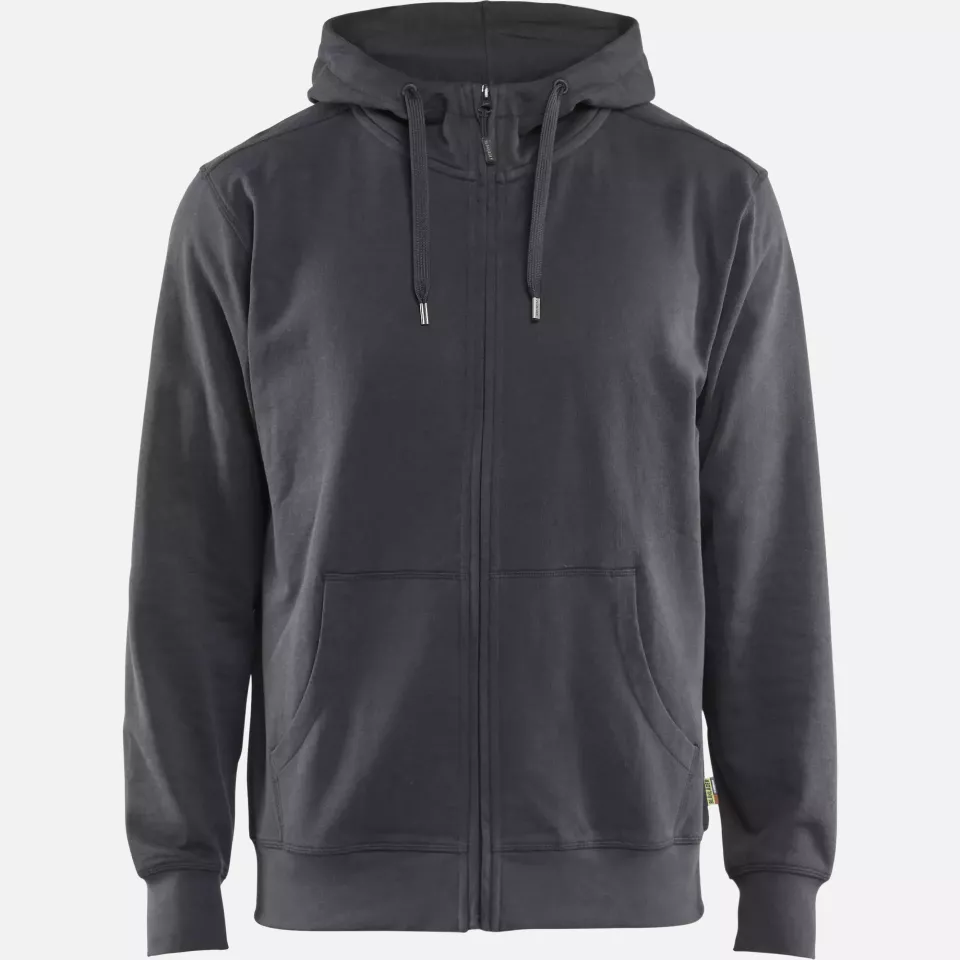 Blaklader 336611589600, Kapuzenpulli mit Reißverschluss, Mittelgrau, image 1, gallery thumbnail