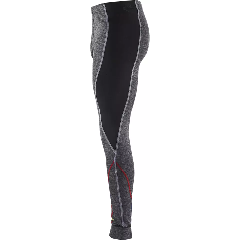 Blaklader 184517369699, XWARM Merino Wool Bottoms, Medium Grey/Black, image 3, gallery thumbnail