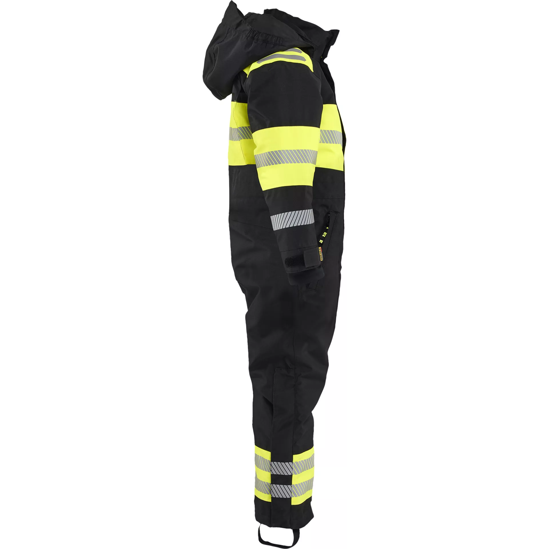 Blaklader 521519779933, Kids Winter Coverall, Black/High Vis Yellow, image 2