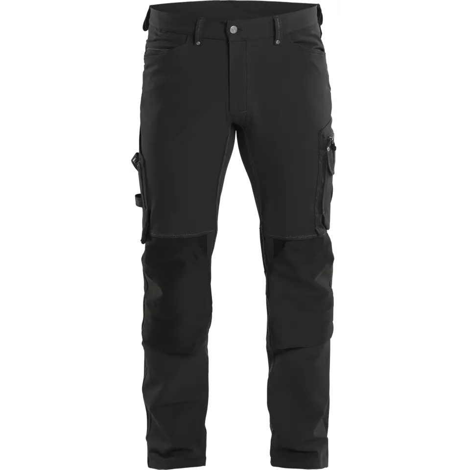 Blaklader 198916449900, X1900 4-Way Stretch Craftsman Work Trousers, Black, image 1, gallery thumbnail