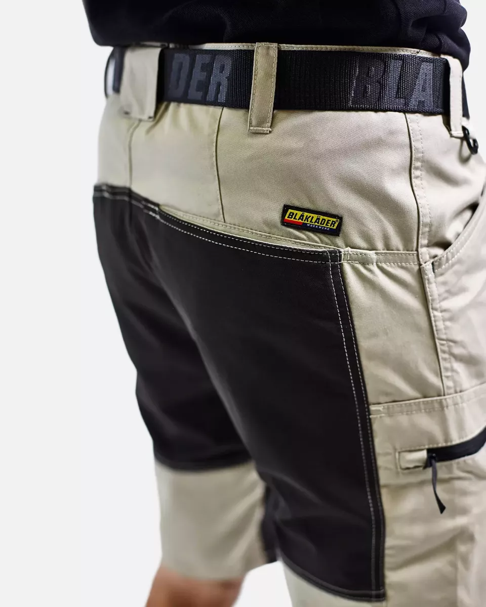 Blaklader 144918452799, Stretch Shorts, Stone Grey/Black, image 7, gallery thumbnail