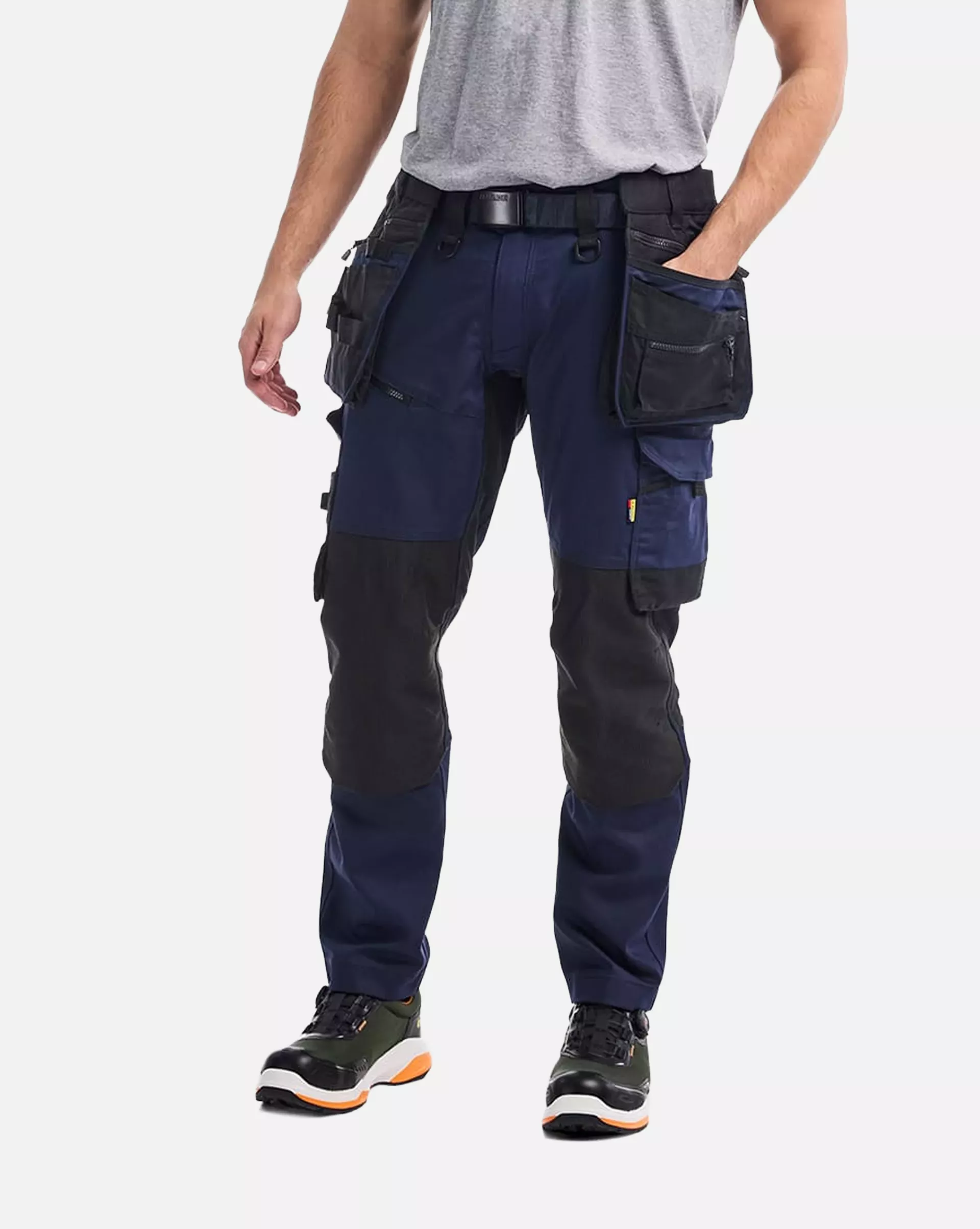 Blaklader 197011498699, STRIKER Stretch Craftsman Work Trousers, Dark Navy/Black, image 9