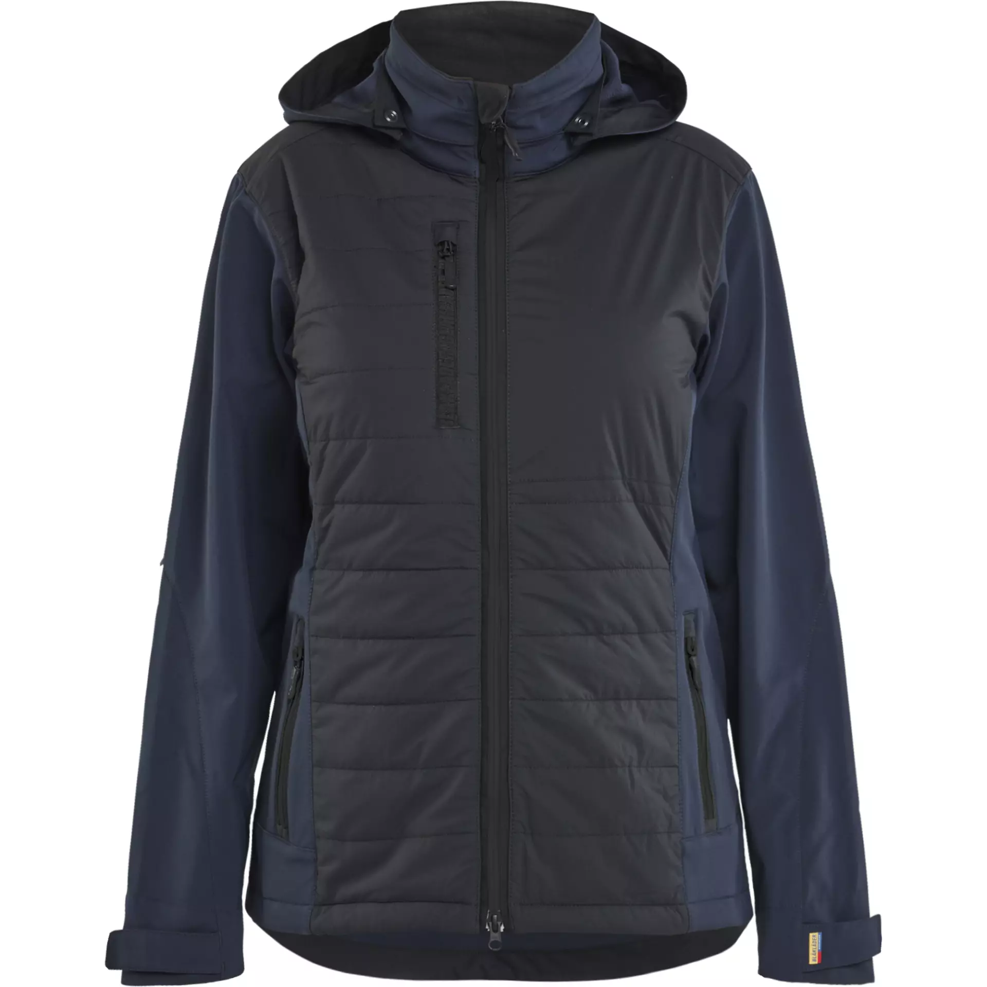 Blåkläder 473325138699, Women's Hybrid Jacket, Dark Navy Blue/Black