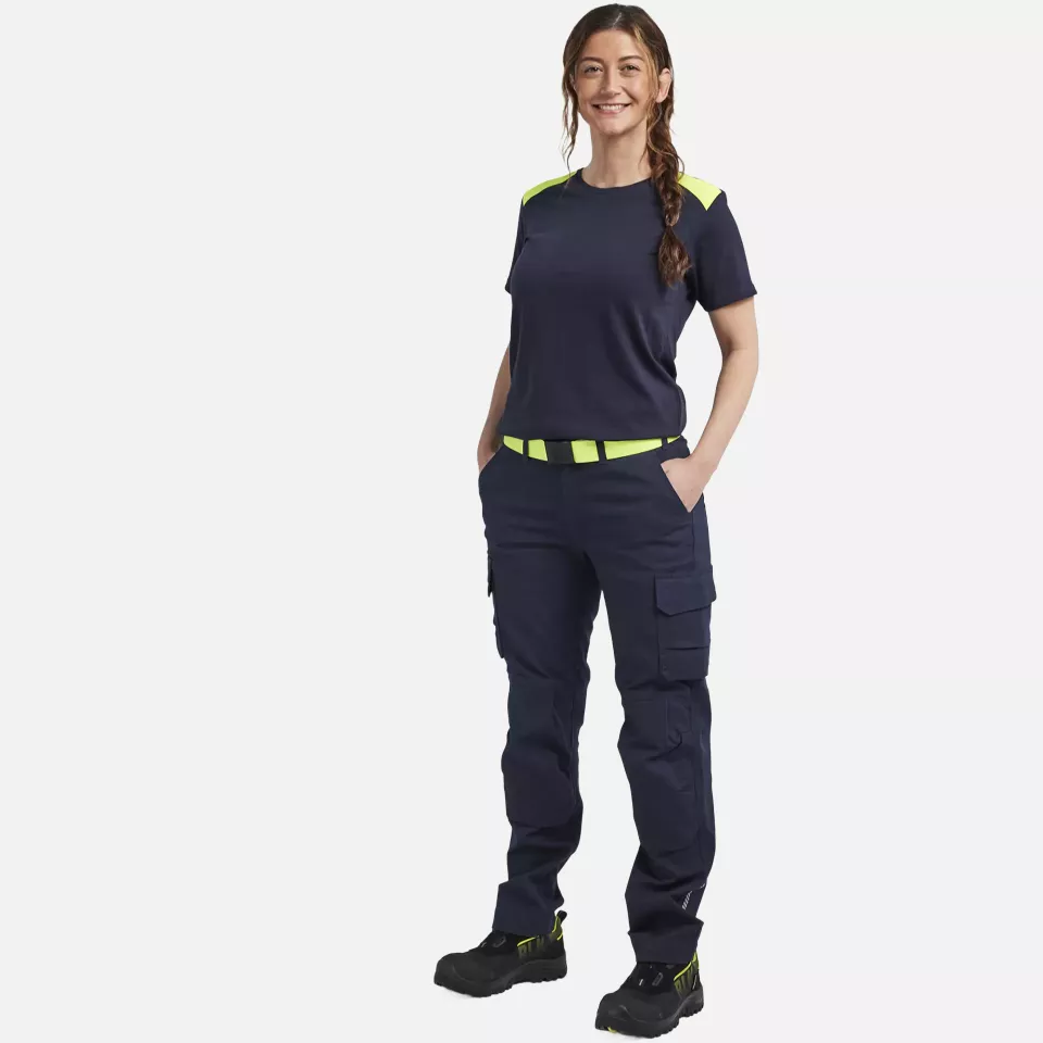 Blaklader 710613448600, Damen Stretch Industrie Arbeitshose, Dunkel Marineblau, image 5, gallery thumbnail