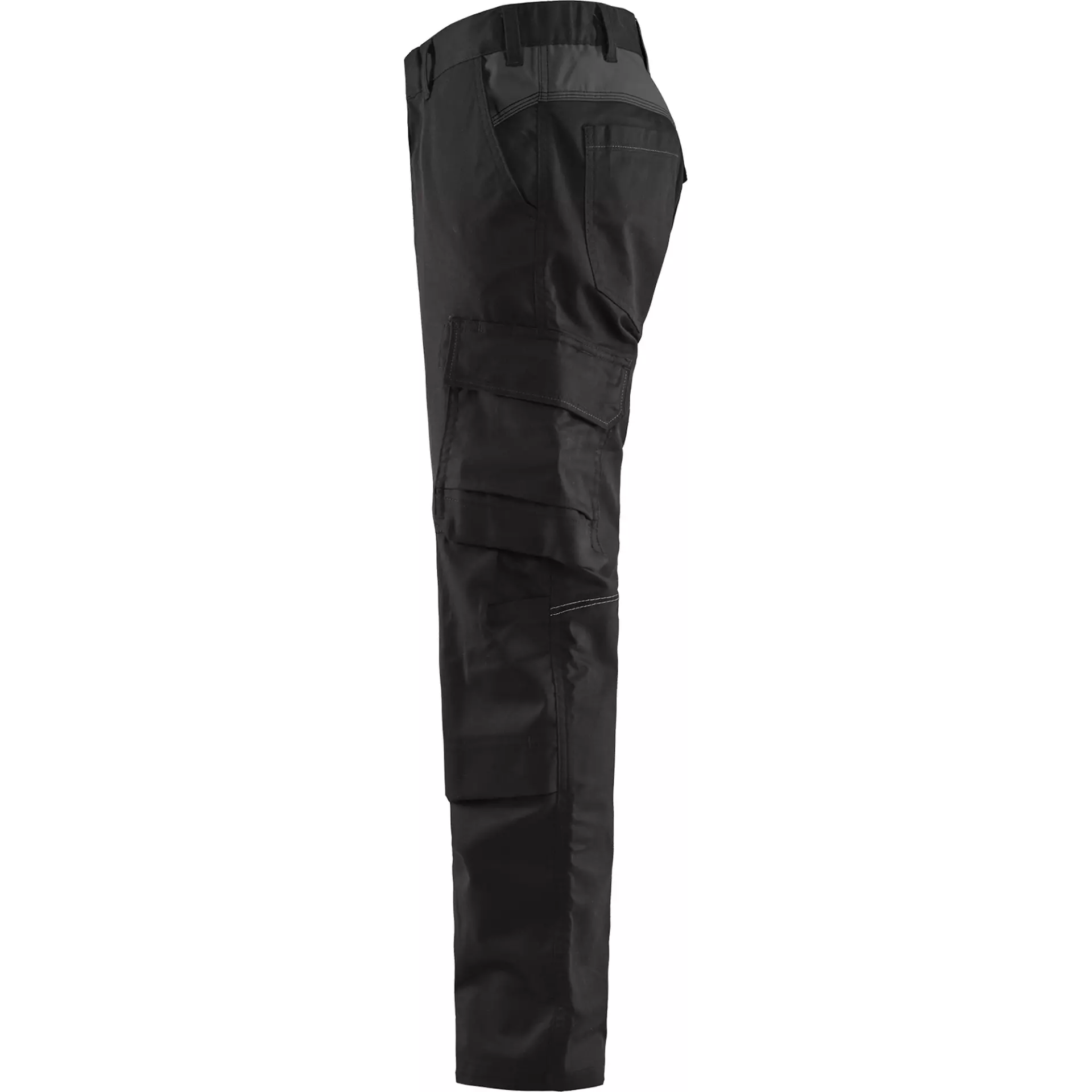 Blaklader 144818329998, Industry Stretch Work Trousers with Knee Pad Pockets, Black/Dark Grey, image 3
