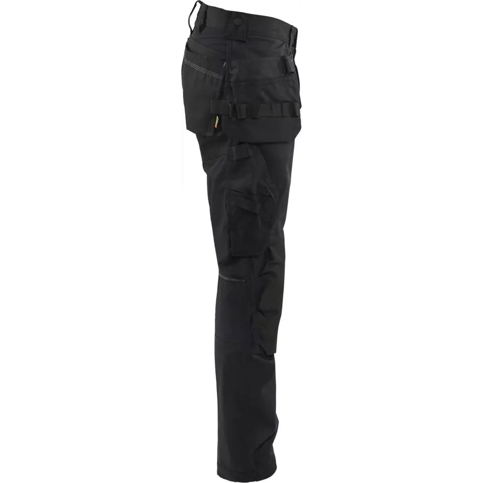 Blåkläder 175018329900, Stretch Craftsman Work Trousers, Black, image 2, gallery thumbnail