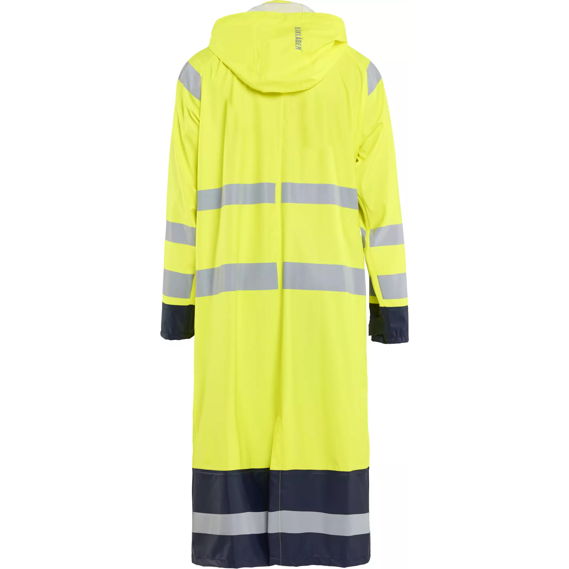 Blaklader 432520003389, High Vis Raincoat, Yellow/Navy, image 4