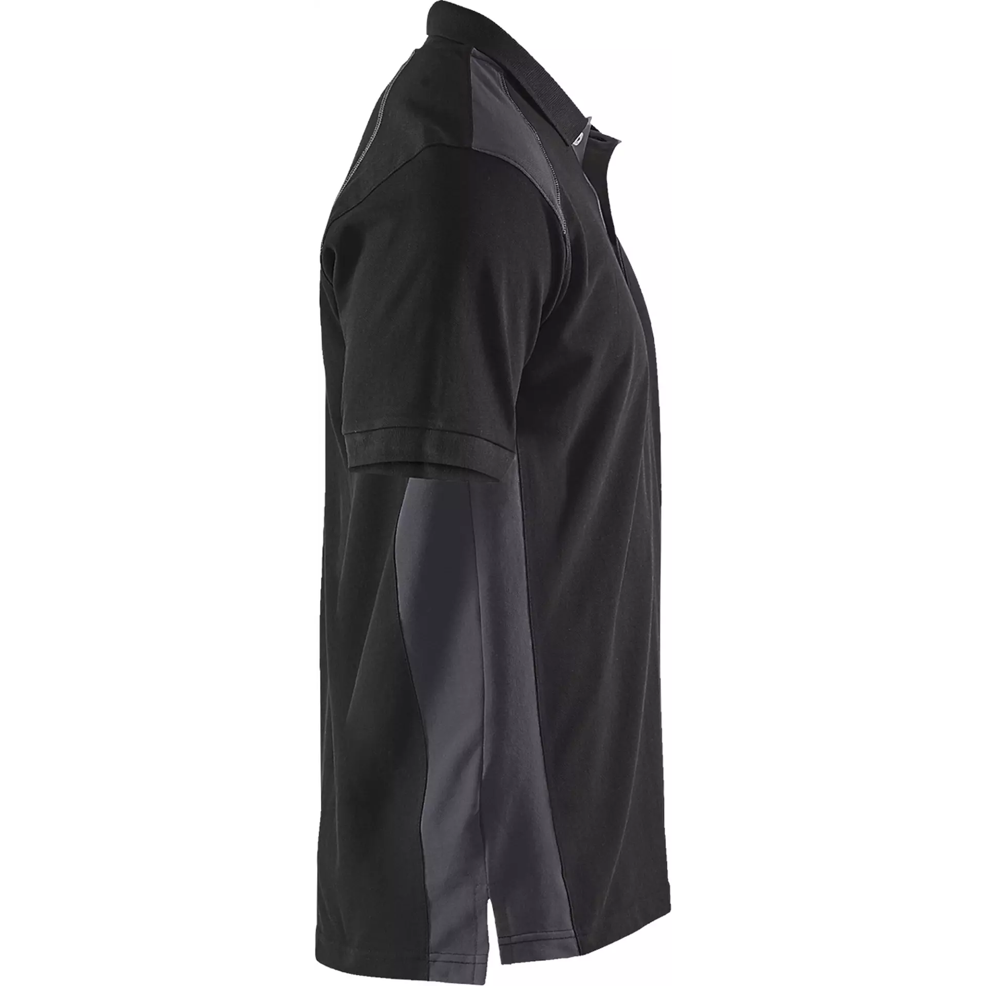 Blaklader 332410509996, Polo Shirt, Black/Medium Grey, image 2