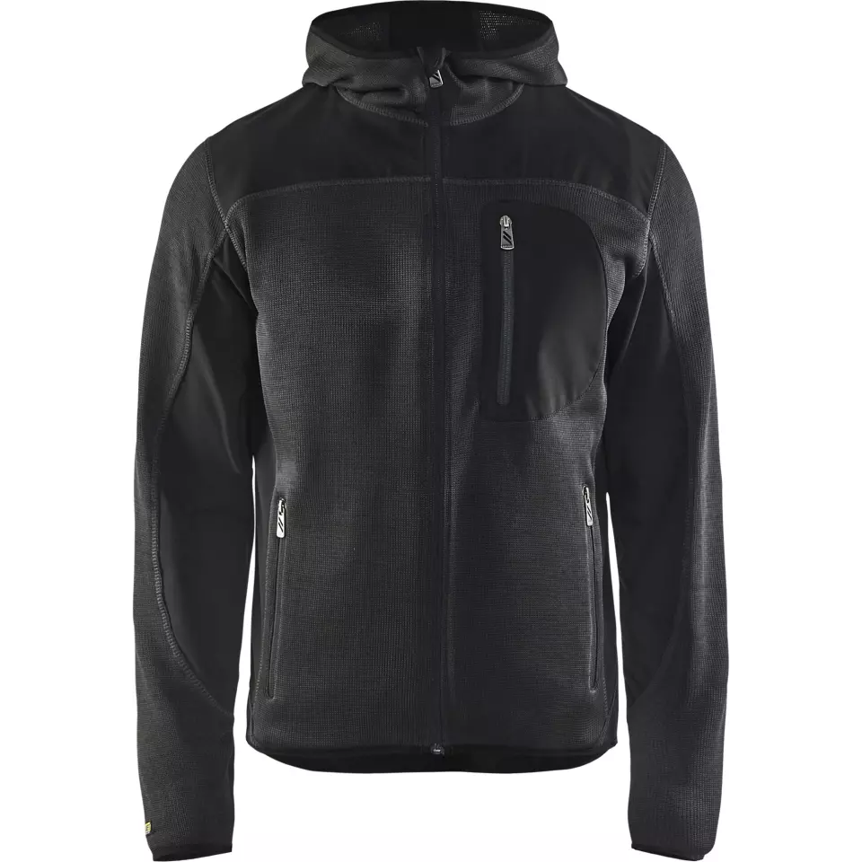 Blaklader 493021179799, Softshell Knitted Jacket, Dark Grey/Black