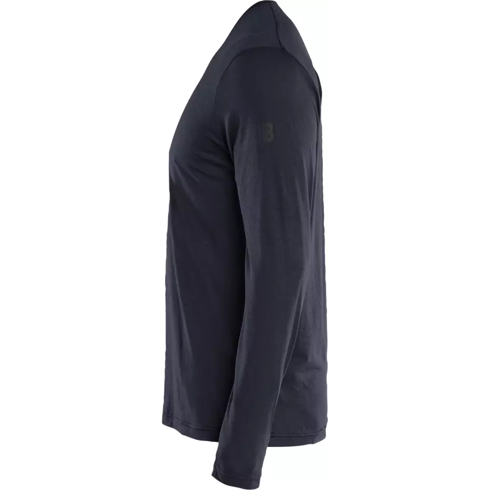 Blåkläder 353817438600, Merinowolle Langarmshirt, Dunkel Marineblau, image 3, gallery thumbnail