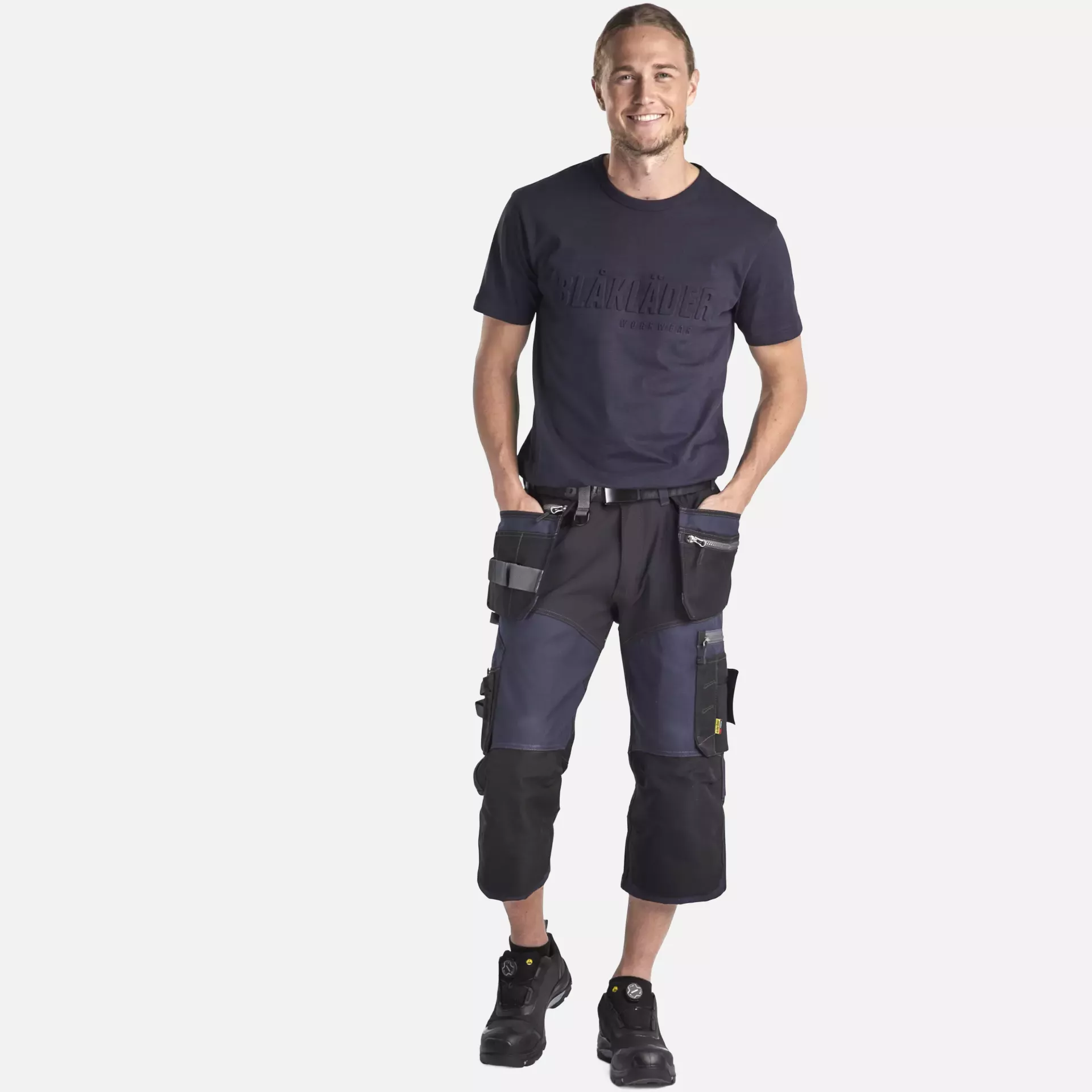 Blaklader 159713438699, Stretch Pirate Trousers, Dark Navy/Black, image 5