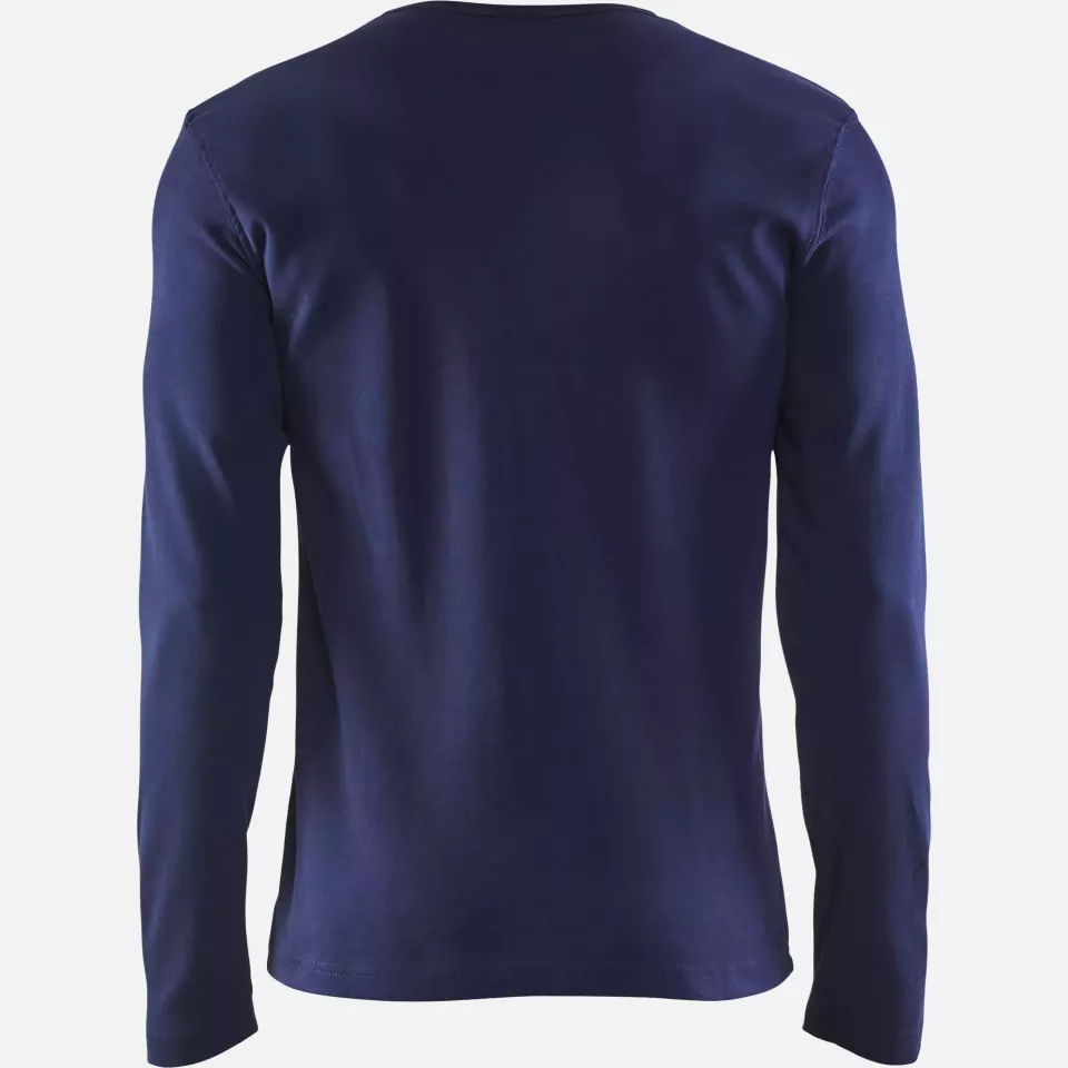 Blaklader 331410328900, Long Sleeve T-Shirt, Navy Blue, image 4, gallery thumbnail