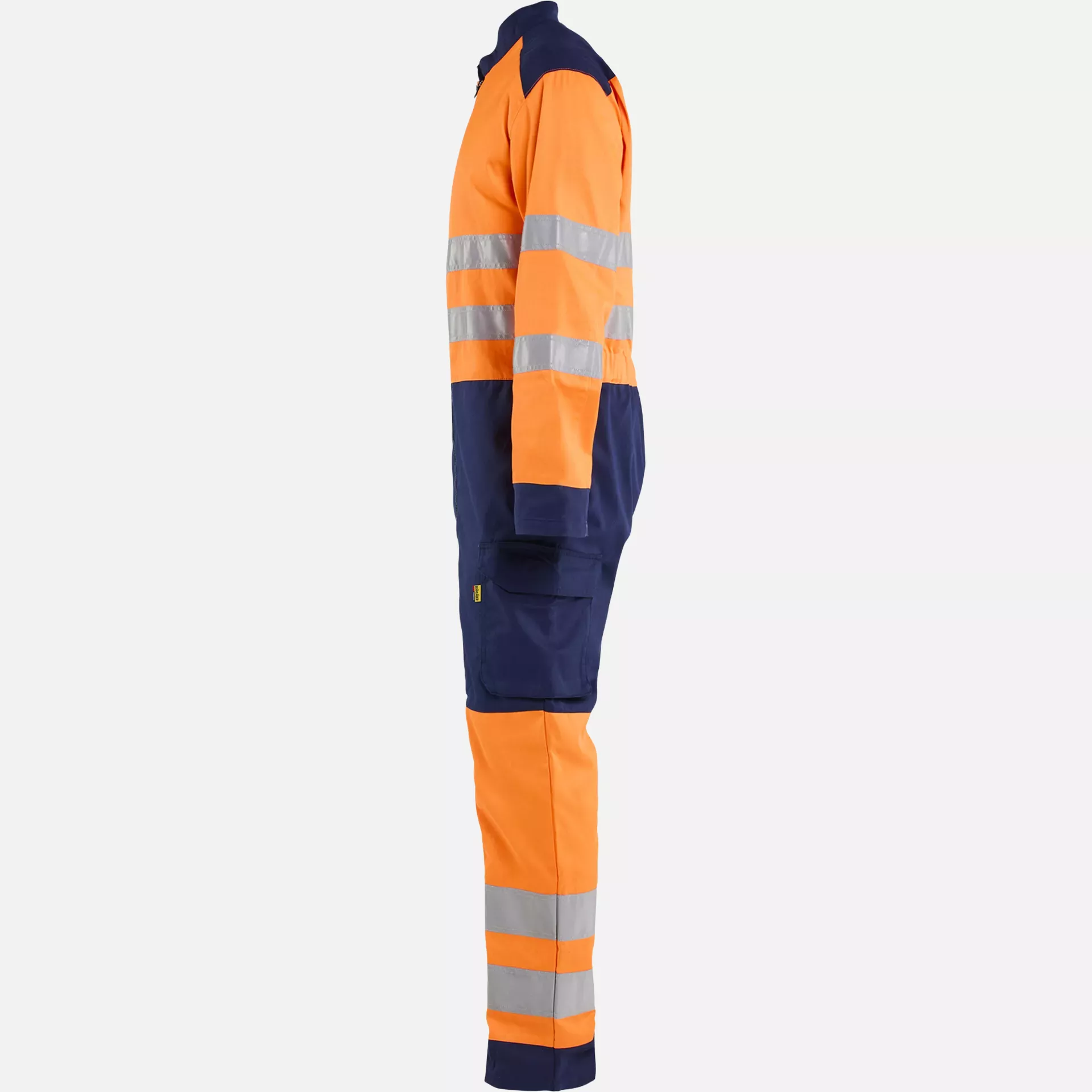 Blaklader 602018125389, High Vis Overall, High Vis Orange/Navy Blue, image 3
