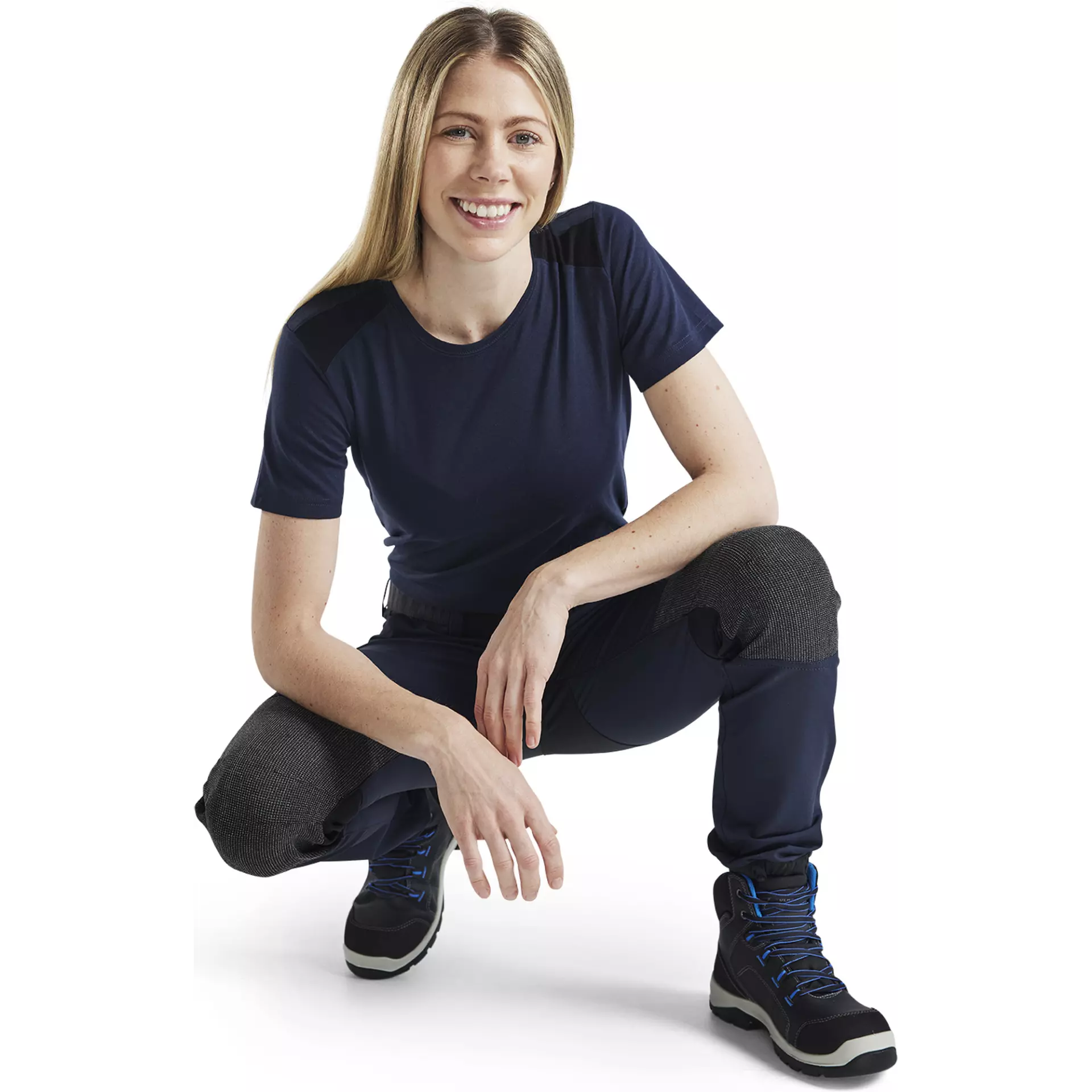 Blaklader 712216458699, Damen 4-Wege Stretch Arbeitshose, Dunkel Marineblau/Schwarz, image 6