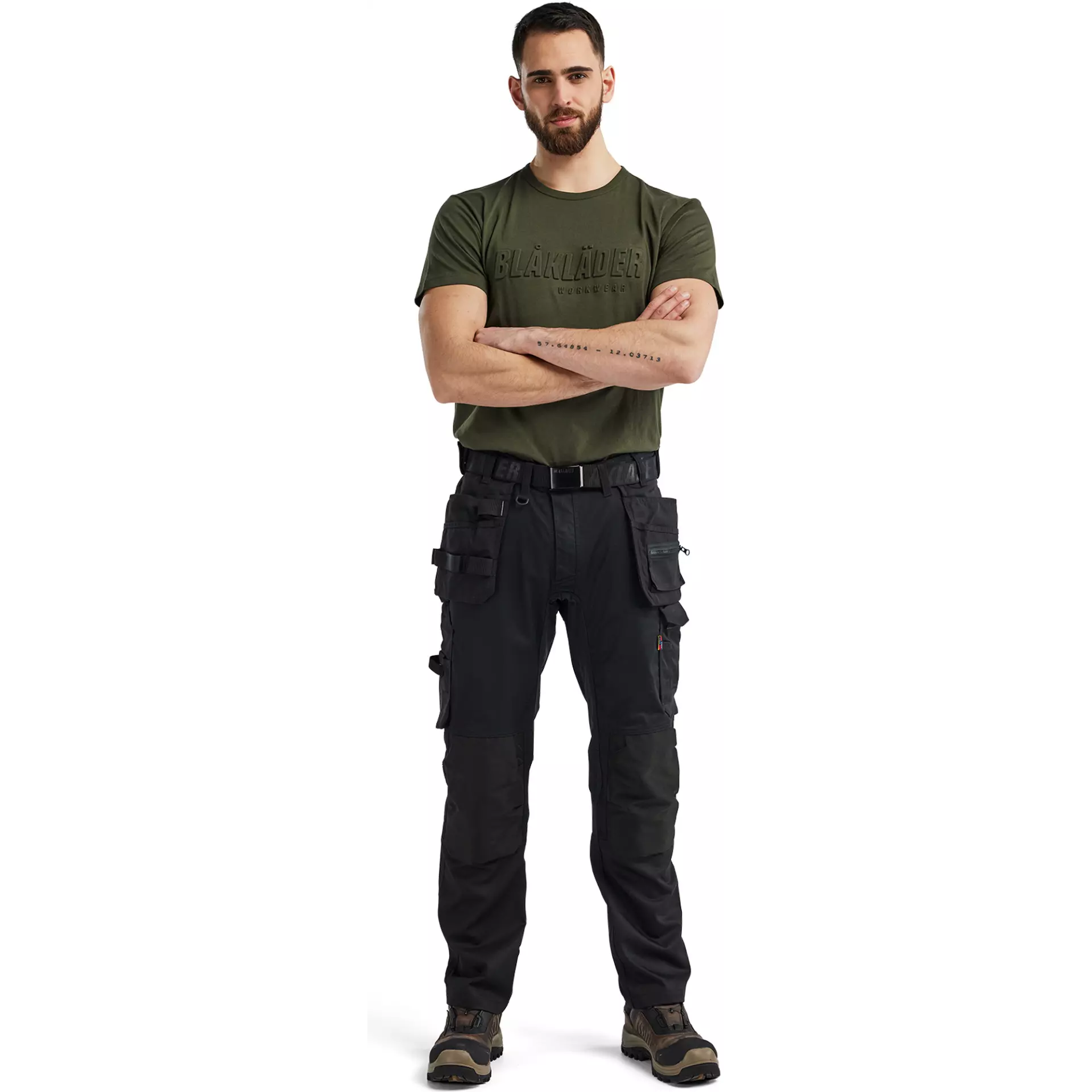 Blåkläder 175018329900, Stretch Craftsman Work Trousers, Black, image 5
