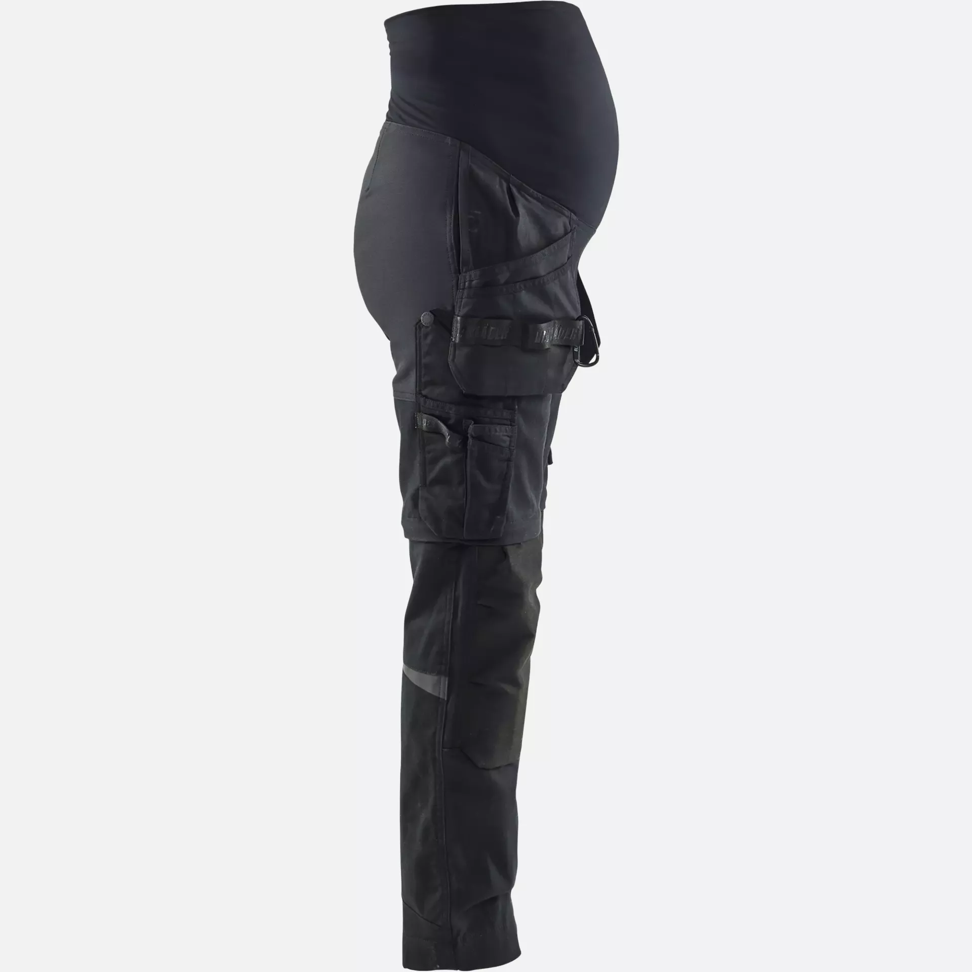 Blaklader 710313449900, Zip-Off Craftsman Maternity Trousers, Black, image 2