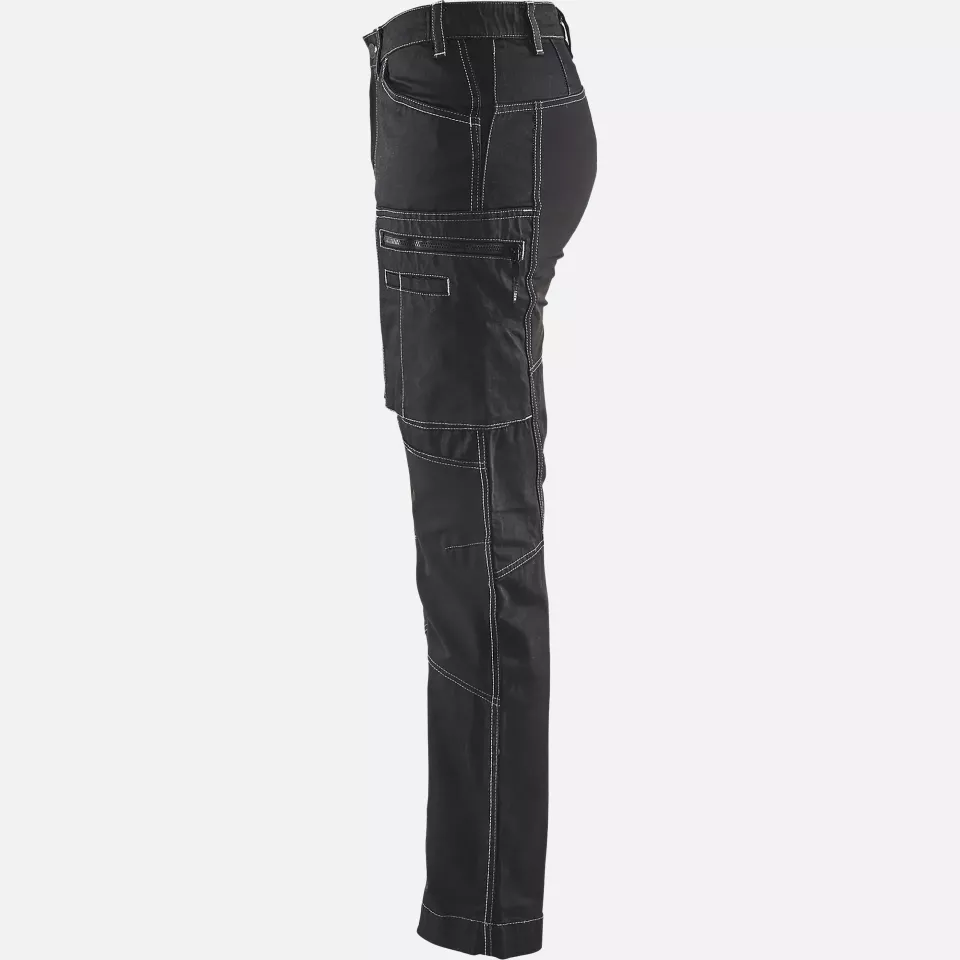 Blaklader 715911429900, Damen Stretch Arbeitshose, Schwarz, image 3, gallery thumbnail