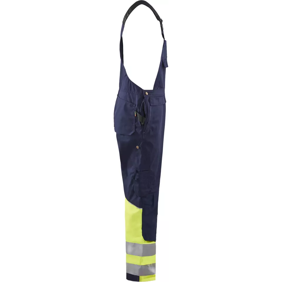 Blaklader 266218008933, High Vis Latzhose, Marineblau/ Gelb, image 2, gallery thumbnail