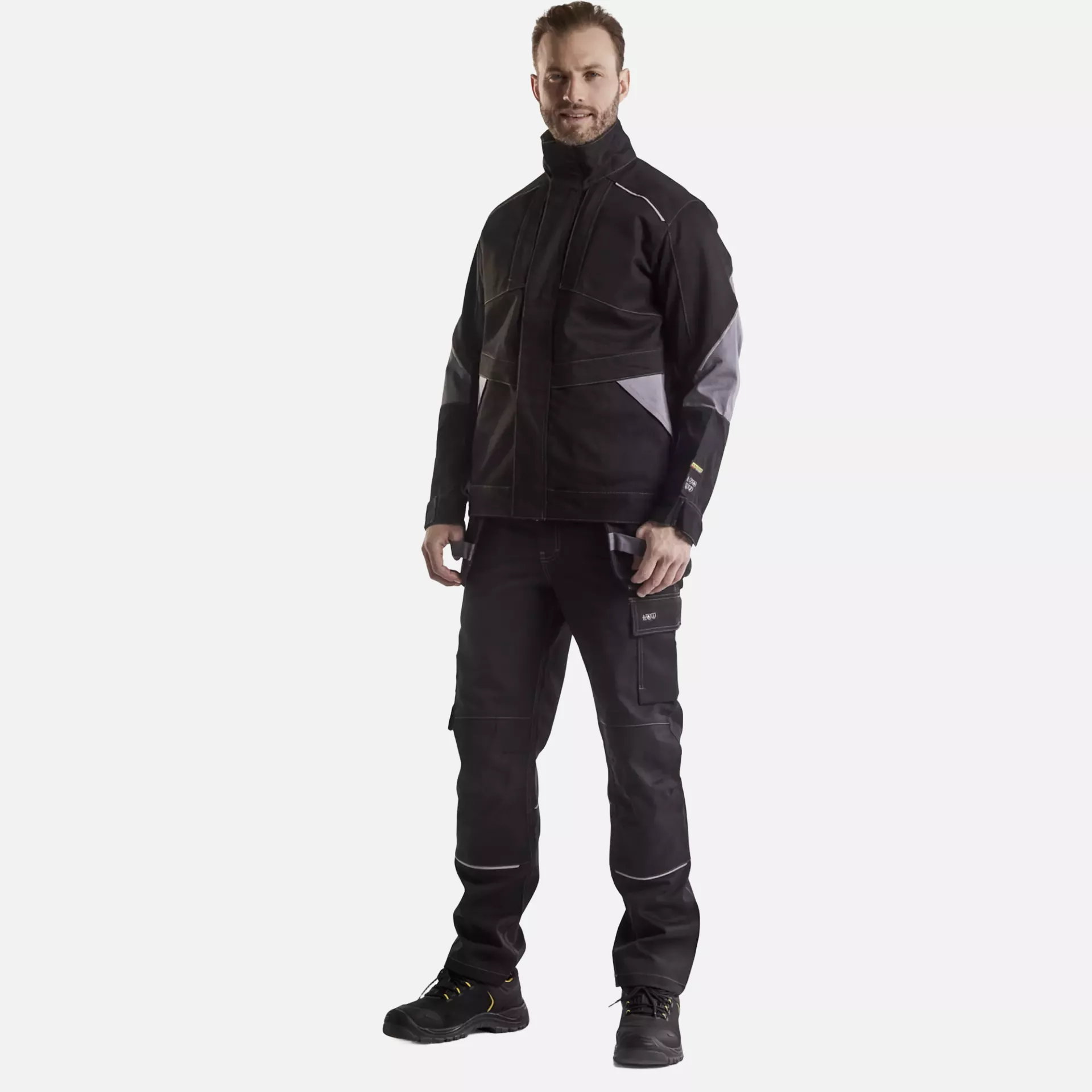 Blaklader 406115169994, Flame Resistant Jacket, Black/Grey, image 5