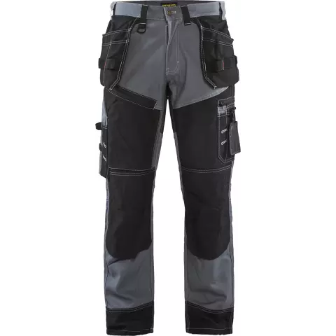 Blaklader Craftsman Work Trousers, Grey/Black