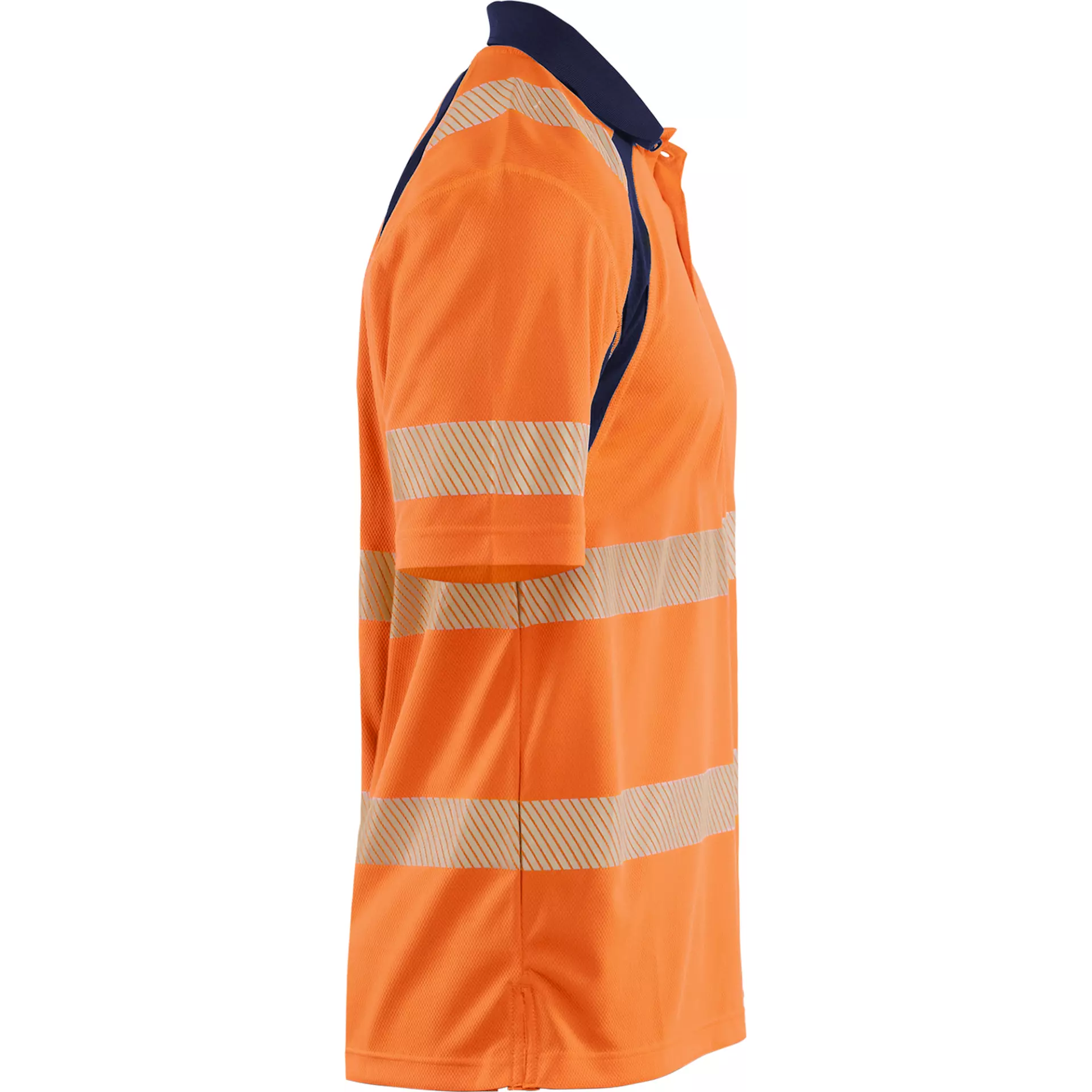 Blåkläder 359510135389, High Vis UV Protection Polo Shirt, Orange/Navy, image 2