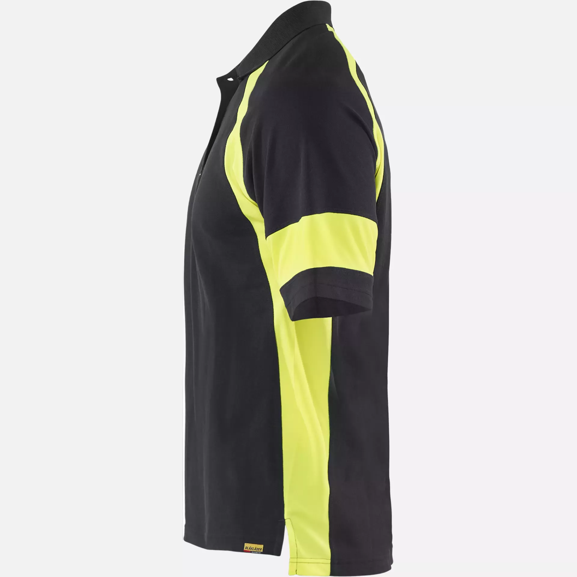 Blaklader 352810509933, High Vis Polo Shirt, Black/Yellow, image 3