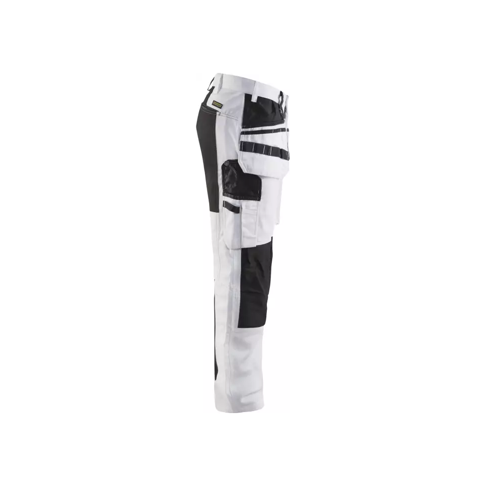 Blåkläder 191010001099, Malerhose mit Stretcheinsätzen, Weiß/Schwarz, image 3, gallery thumbnail