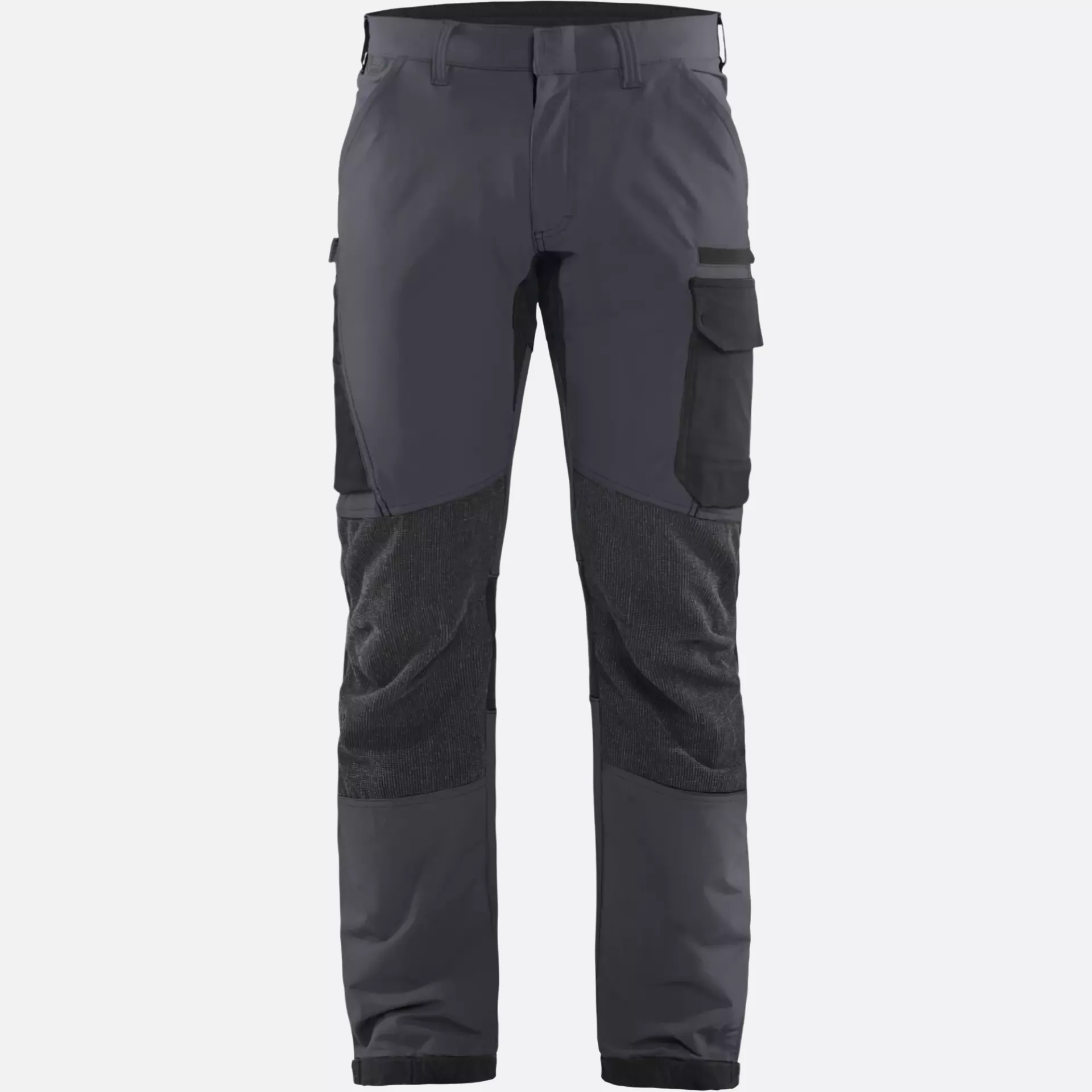 Blaklader 142216459699, 4-Way Service Stretch Work Trousers, Medium Grey/Black, image 1