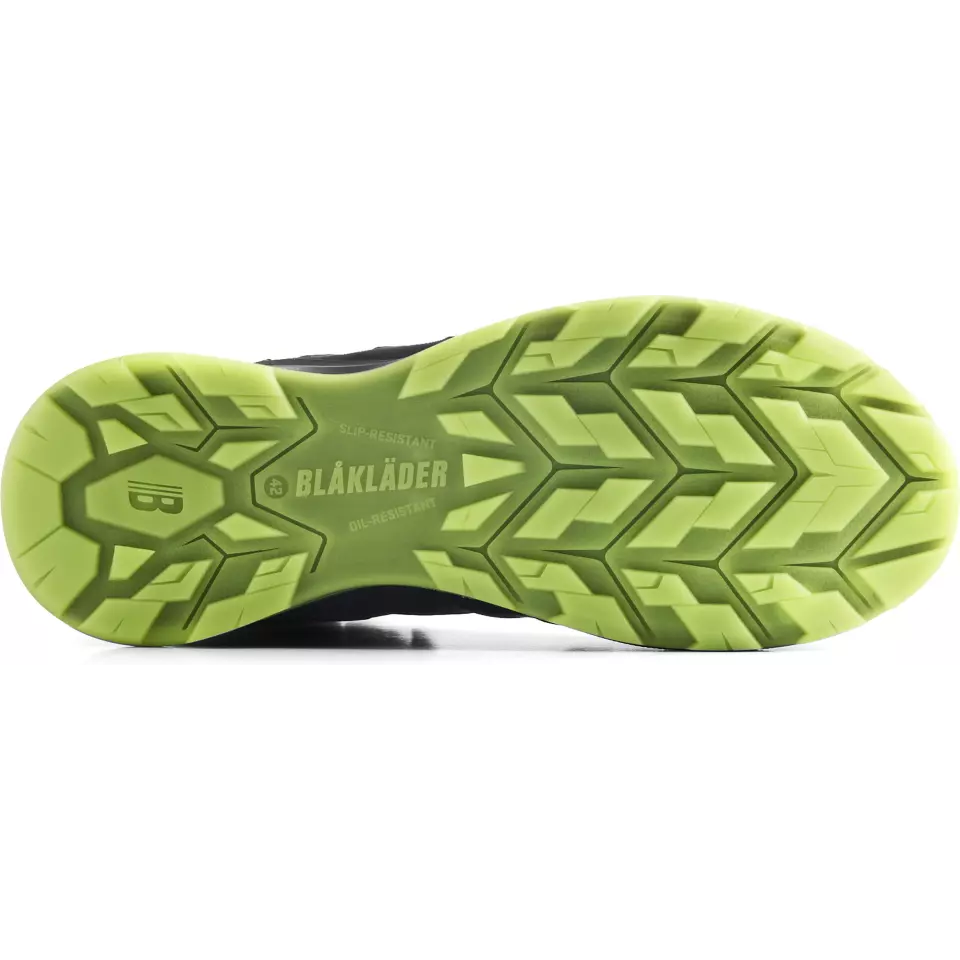 Blaklader 241300009943, SPRINTER Safety Shoe, Black/Lime Green, image 4, gallery thumbnail