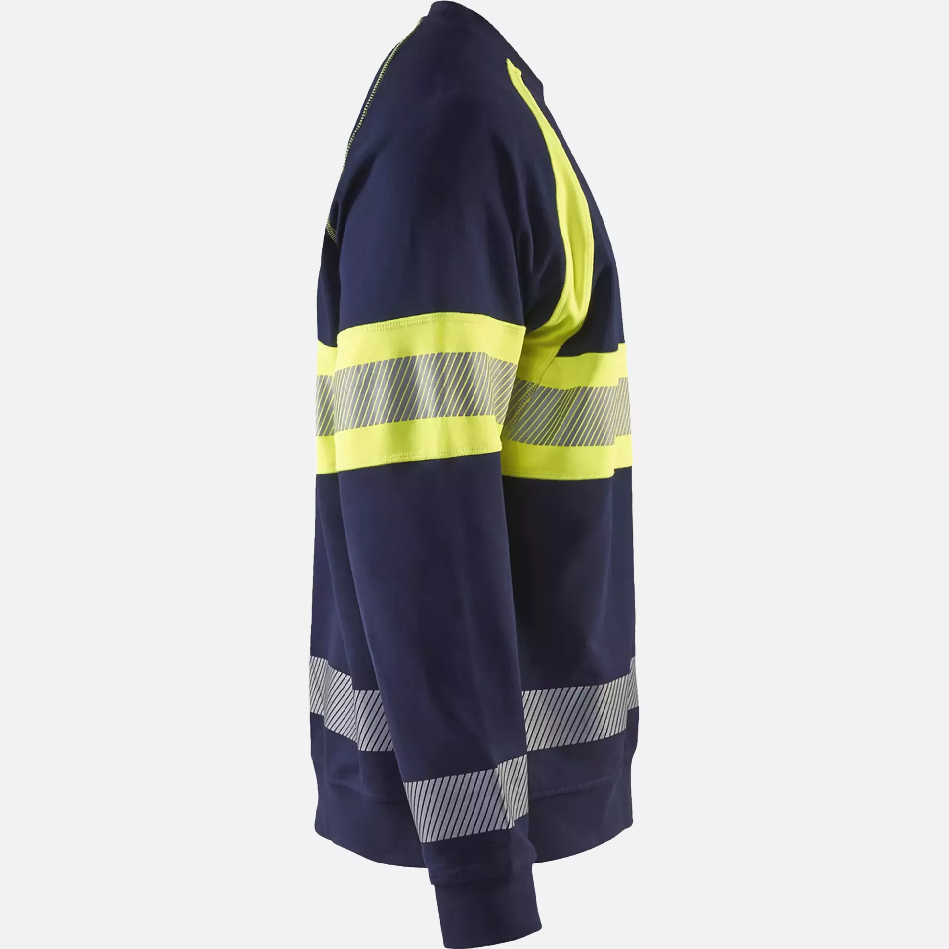 Blaklader 335911588933, High Vis Sweatshirt, Navy Blue/Yellow, image 2