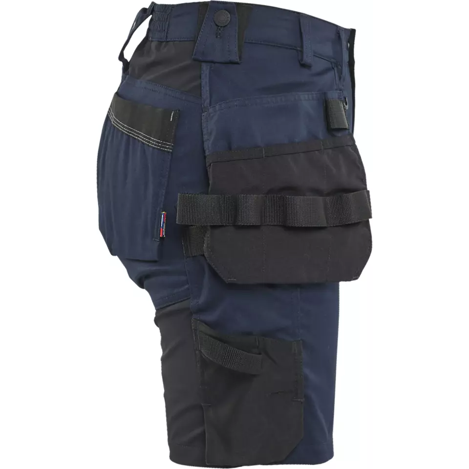 Blaklader 713318328600, Ladies Stretch Craftsman Shorts, Dark Navy, image 2, gallery thumbnail