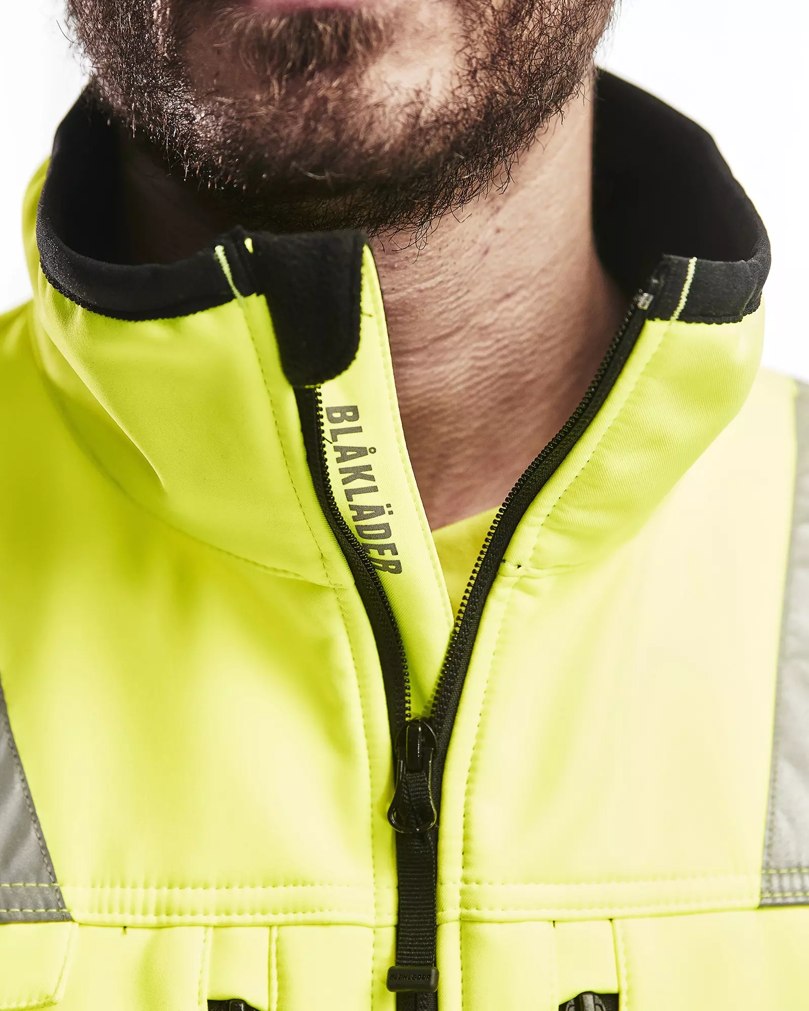 Blåkläder 304925173300, High Vis Softshell Vest, Yellow, image 6