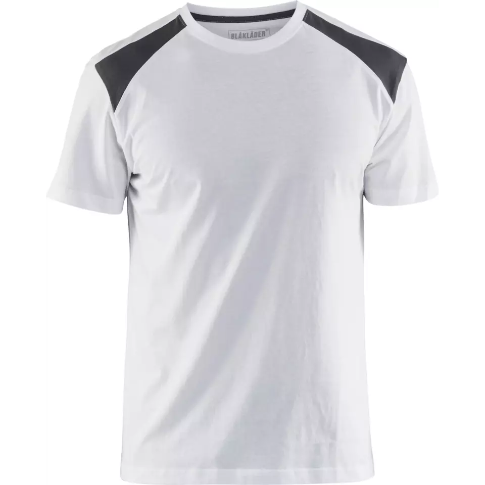 Blaklader 337910421098, T-Shirt, White/Dark Grey