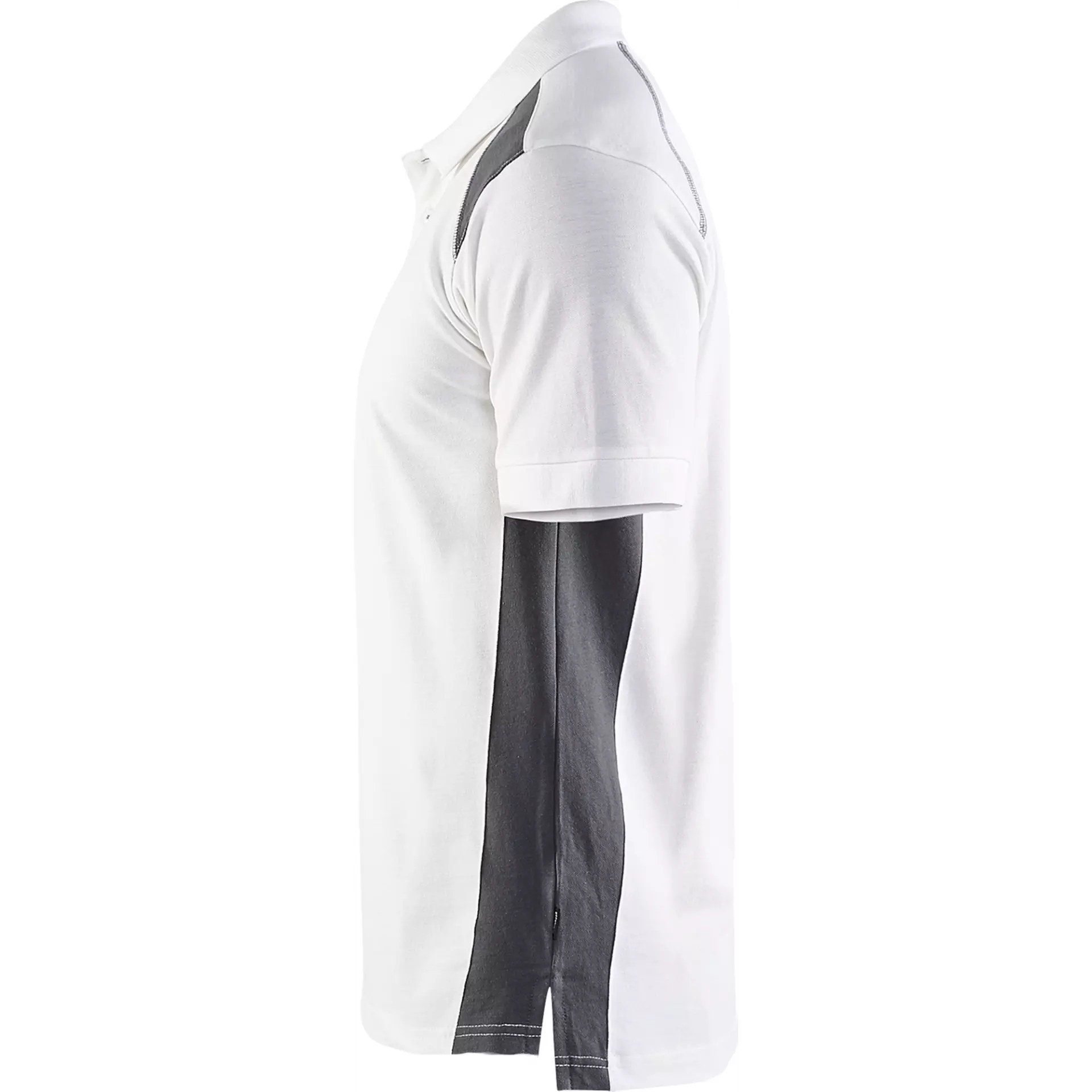 Blaklader 332410501098, Polo Shirt, White/Dark Grey, image 3