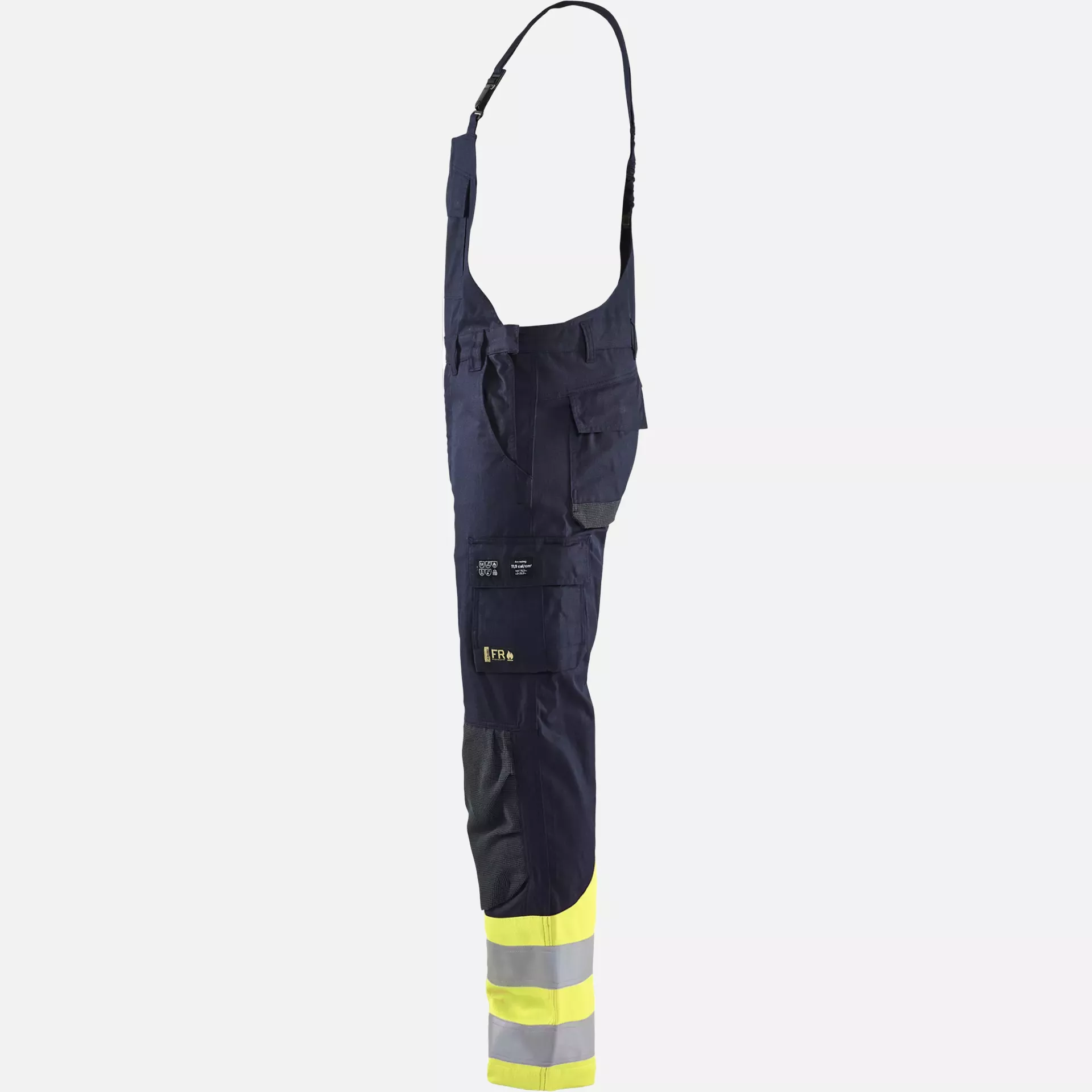 Blaklader 288815128933, Multi-Norm Bib and Brace, Navy/Yellow, image 3