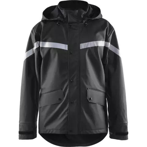 Blåkläder Rain Jacket, Black