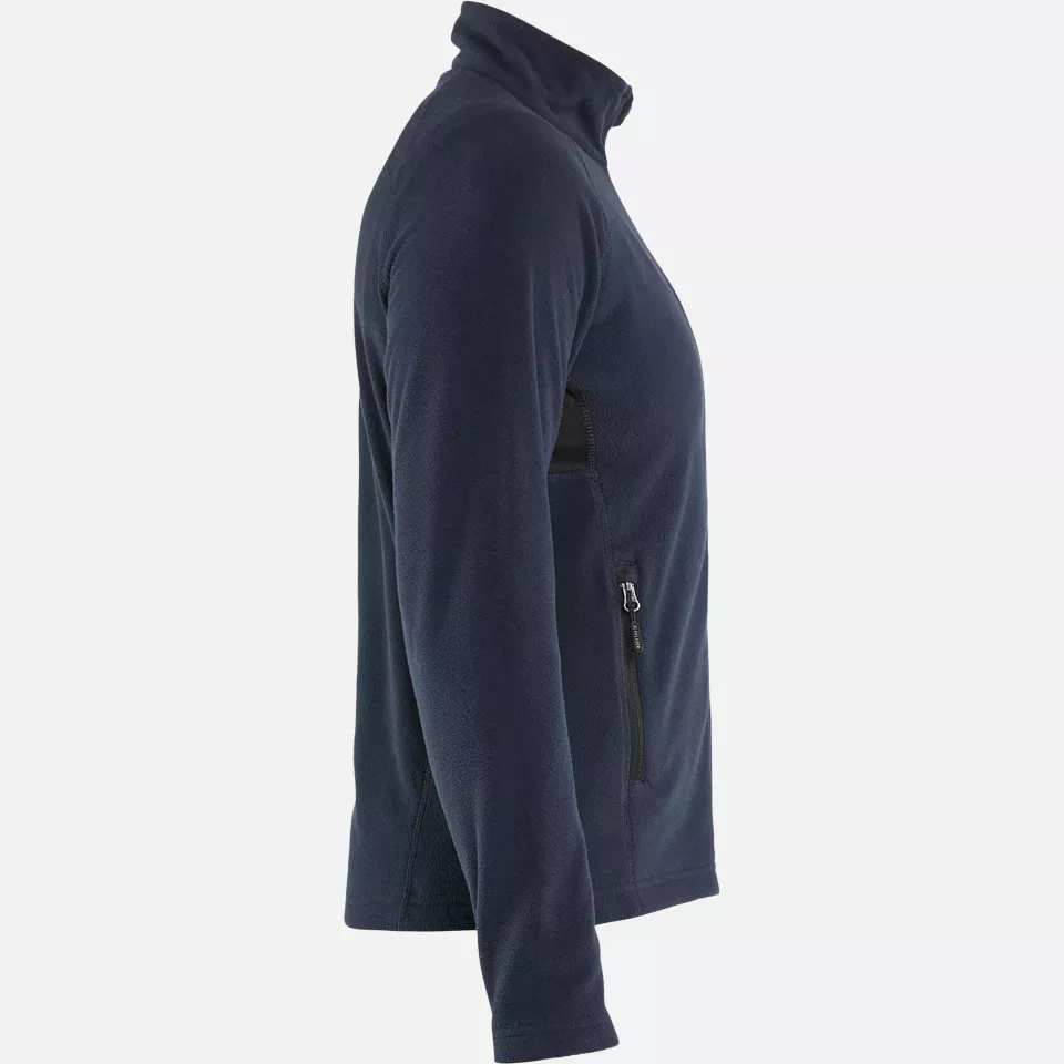 Blaklader 472210108600, Ladies Microfleece Jacket, Dark Navy, image 2, gallery thumbnail
