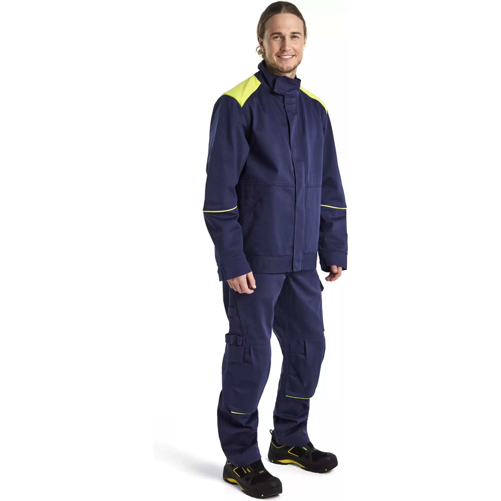 Blåkläder 170115018933, Welding Work Trousers, Navy Blue/ Yellow, image 5