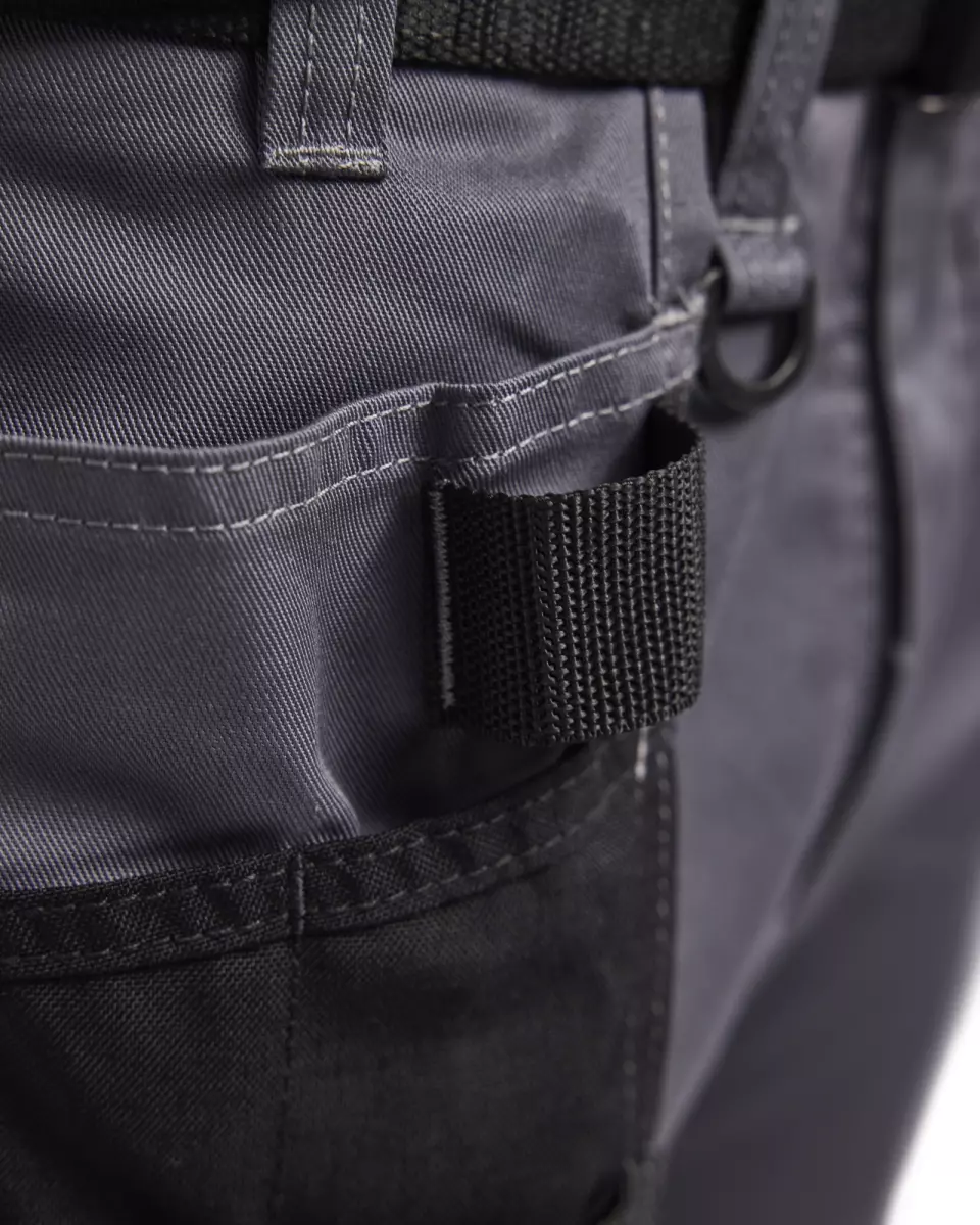 Blaklader 713318329600, Ladies Stretch Craftsman Shorts, Medium Grey, image 8, gallery thumbnail