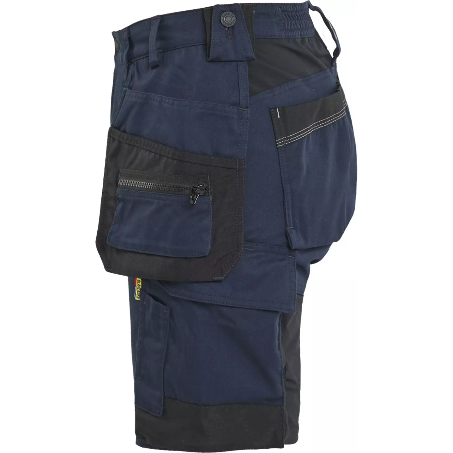 Blaklader 713318328600, Ladies Stretch Craftsman Shorts, Dark Navy, image 3