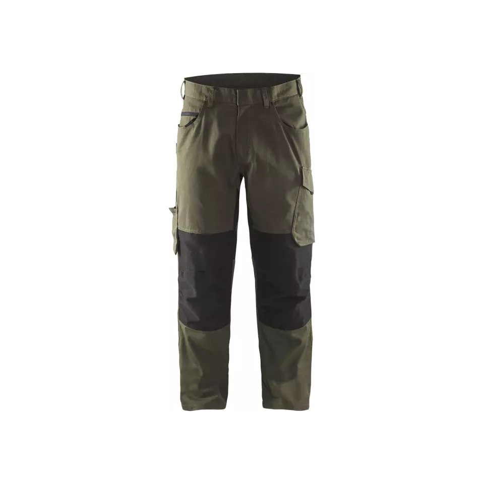 Blåkläder 149513304599, Stretch Arbeitshose, Dunkel Olivgrün/Schwarz, image 1, gallery thumbnail