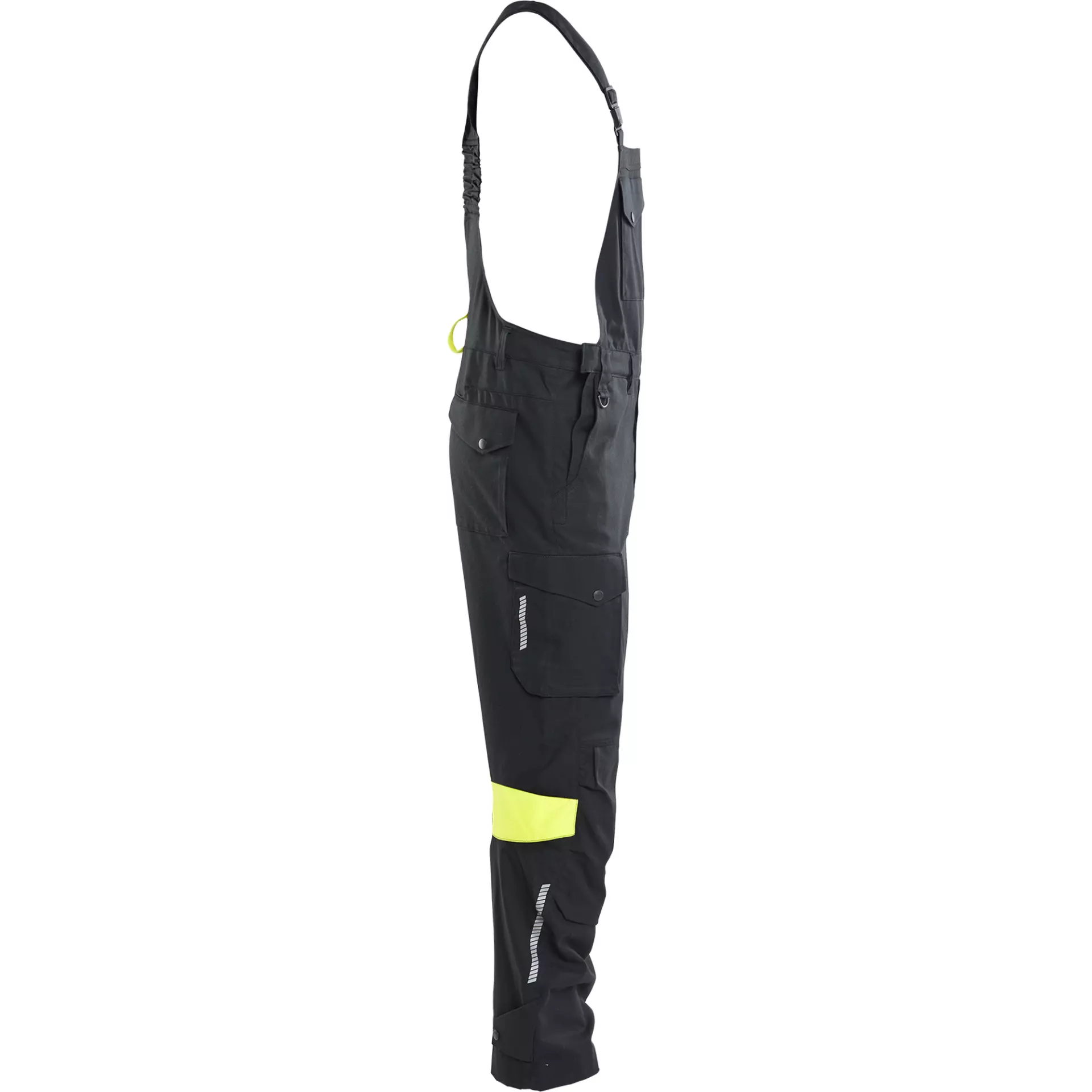 Blaklader 261715129933, Bib and Brace, Black/Yellow, image 2