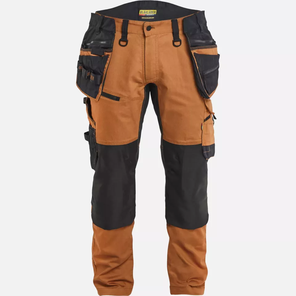 Blaklader 197011494099, STRIKER Stretch Craftsman Work Trousers, Rust/Black, image 1, gallery thumbnail