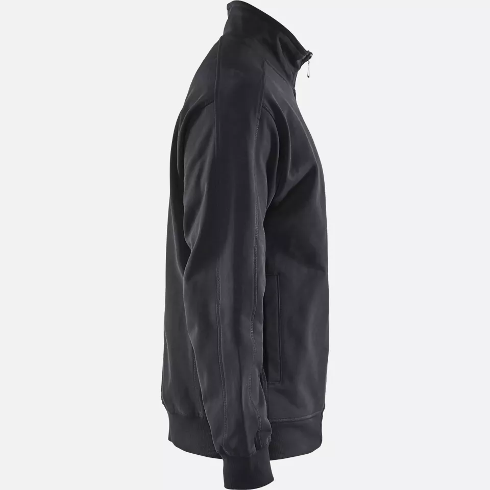 Blaklader 334910489900, Zip Sweatshirt, Black, image 2, gallery thumbnail