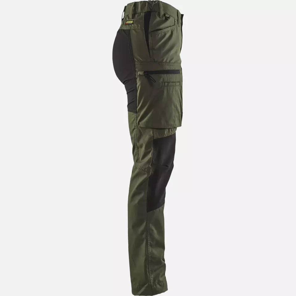 Blaklader 715918454298, Damen Stretch Arbeitshose, Waldgrün/Schwarz, image 2, gallery thumbnail