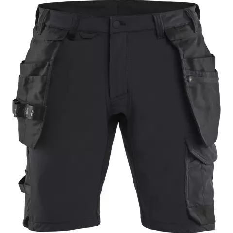 Blaklader 4-Way Stretch Craftsman Shorts, Black
