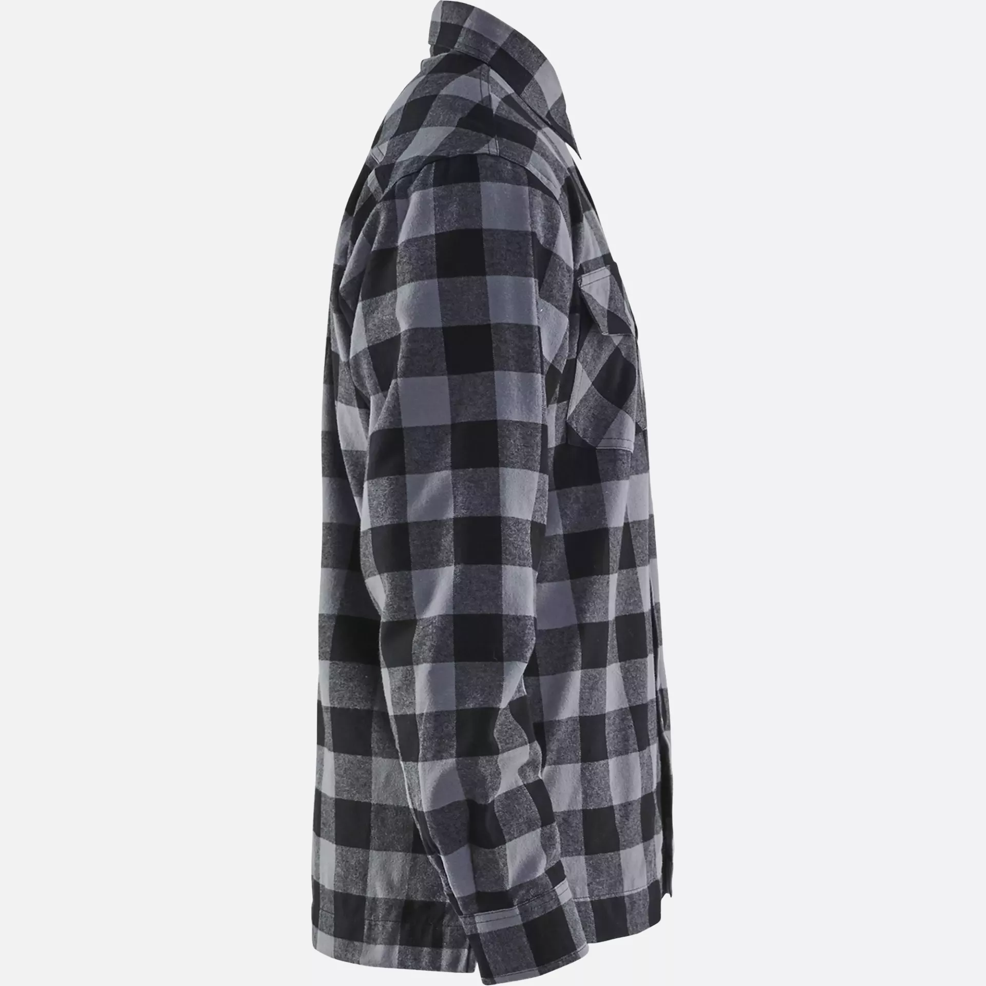 Blaklader 322511319799, Lined Flannel Shirt, Dark Grey/Black, image 2