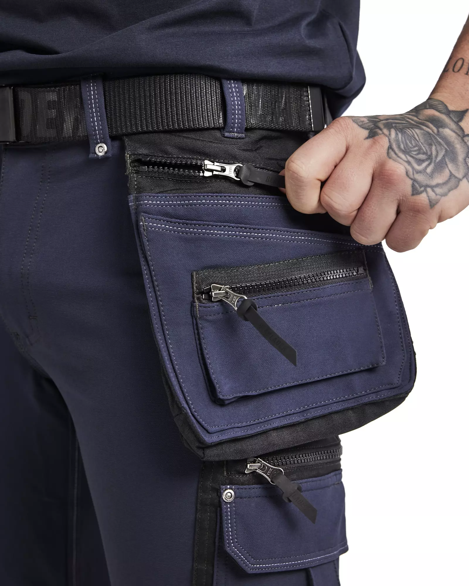 Blaklader 199816448699, X1900 4-Way Stretch Craftsman Work Trousers, Dark Navy/Black, image 7
