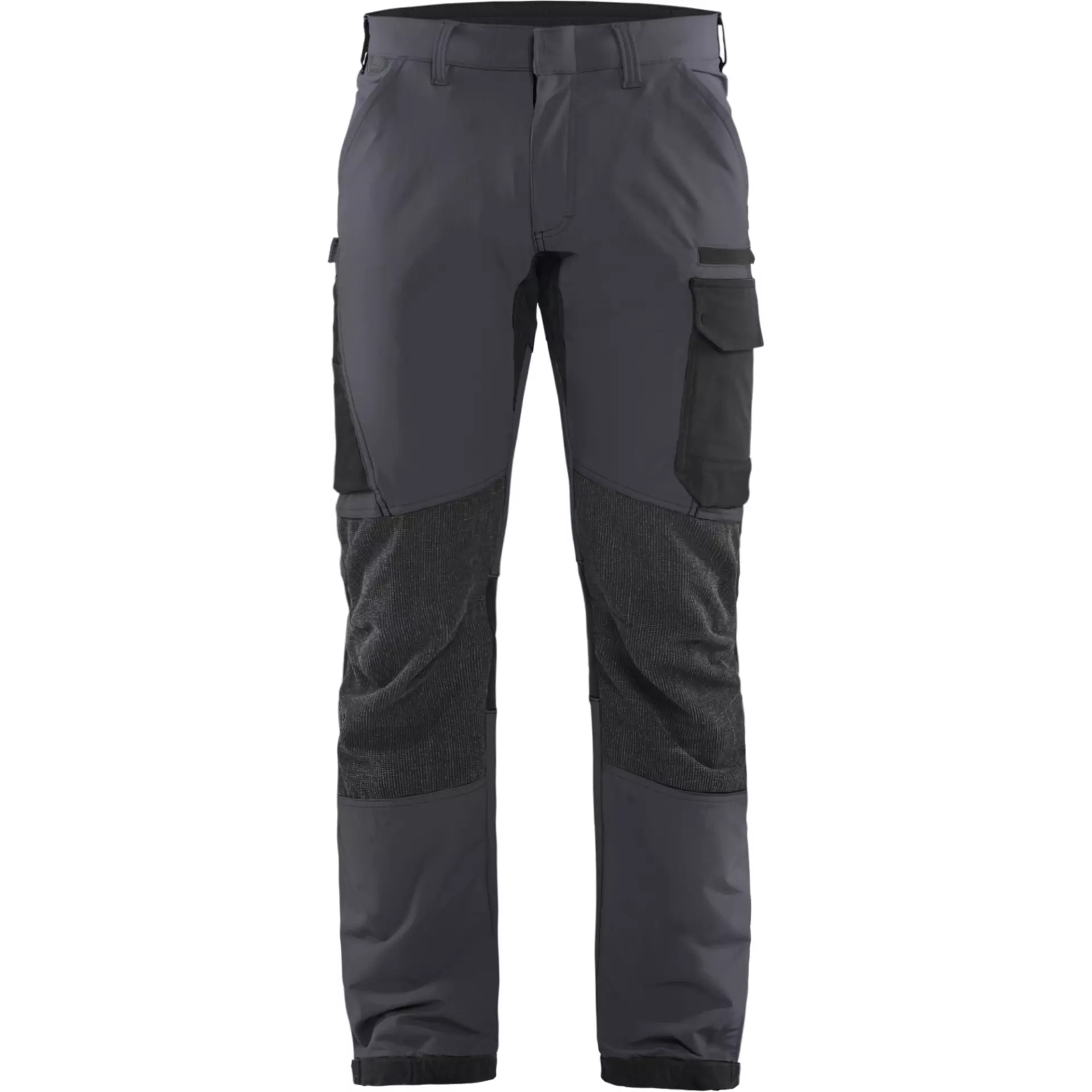 Blaklader 142216459699, 4-Wege-Service Stretch Arbeitshose, Mittelgrau/Schwarz, image 1